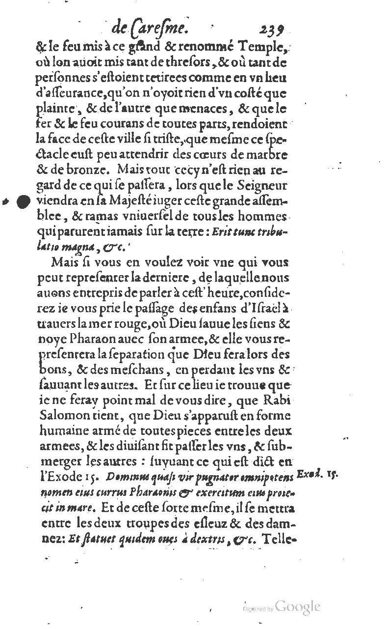 1607 - Nicolas Du Fossé - Trésor quadragésimal - T 01 - BM Lyon