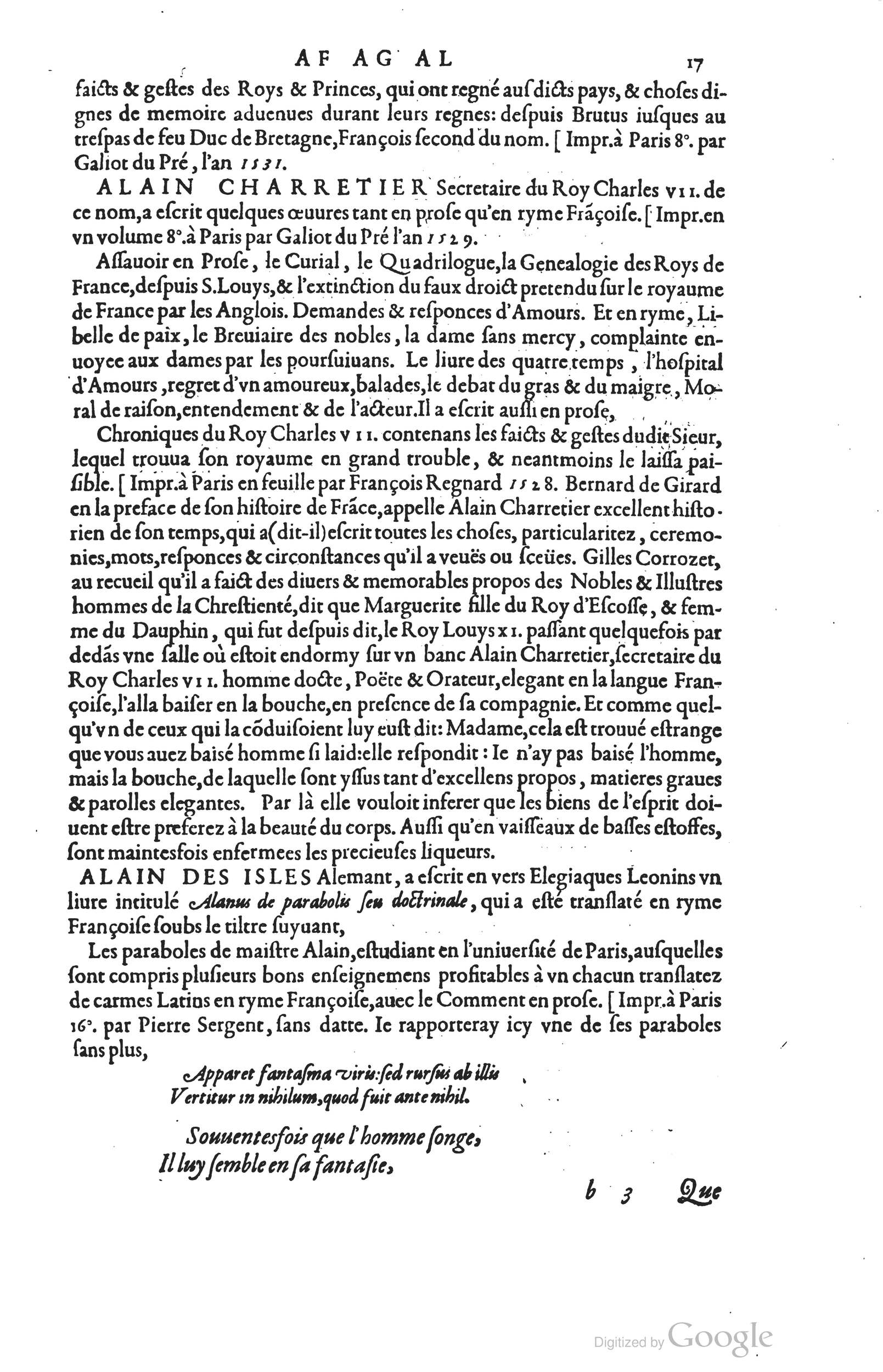 1585 - Barthélemy Honorat - Bibliothèques françaises - BSB Munich