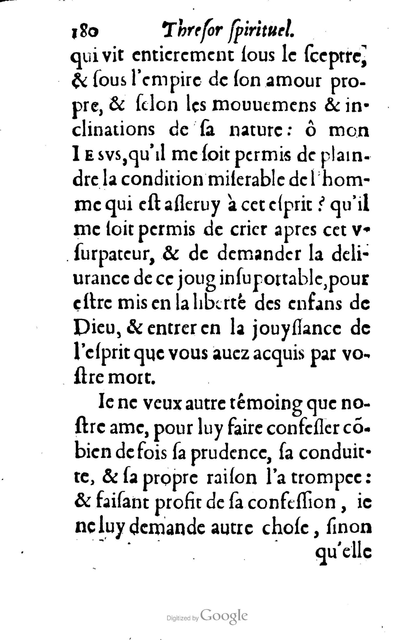 1633 - François Waudré - Trésor spirituel contenant les excellences du christianisme - BM Lyon