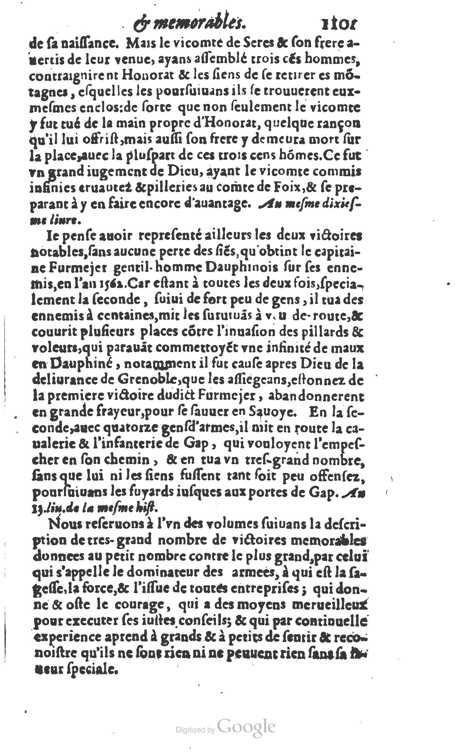 1610 - Paul Marceau - Trésor d’histoires admirables et mémorables - Princeton