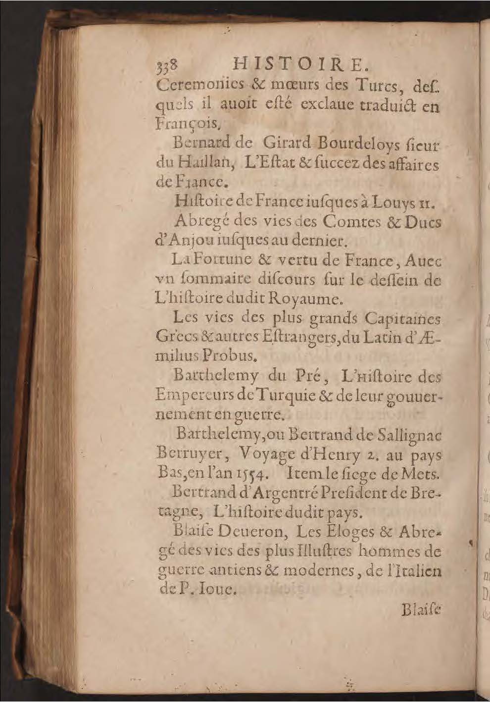 1602 - François Jacquin - Trésor des bons esprits français - BnF Arsenal
