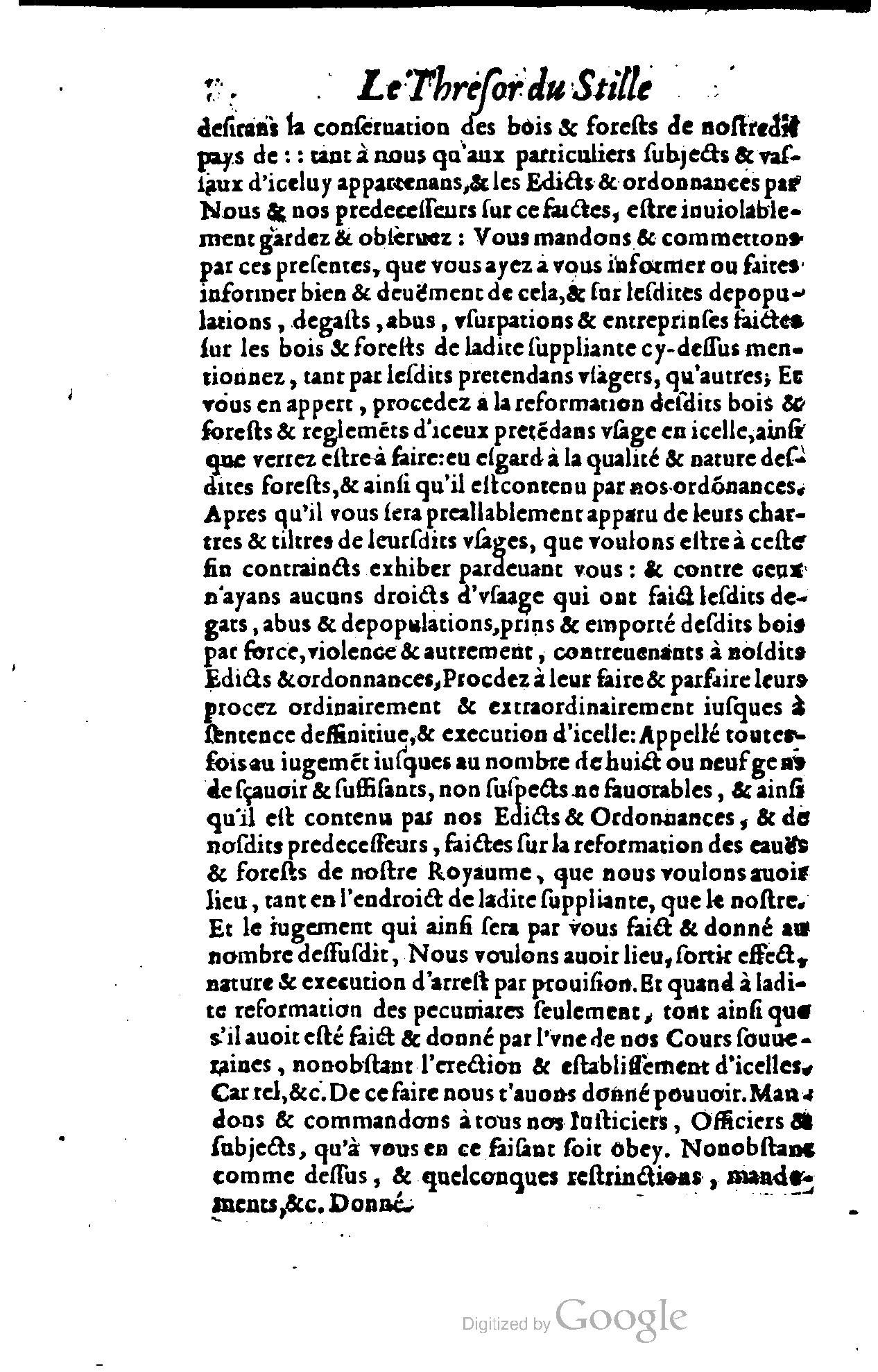 1614 - Jean Richer - Trésor du nouveau style et protocole de la chancellerie de France - BSB Munich