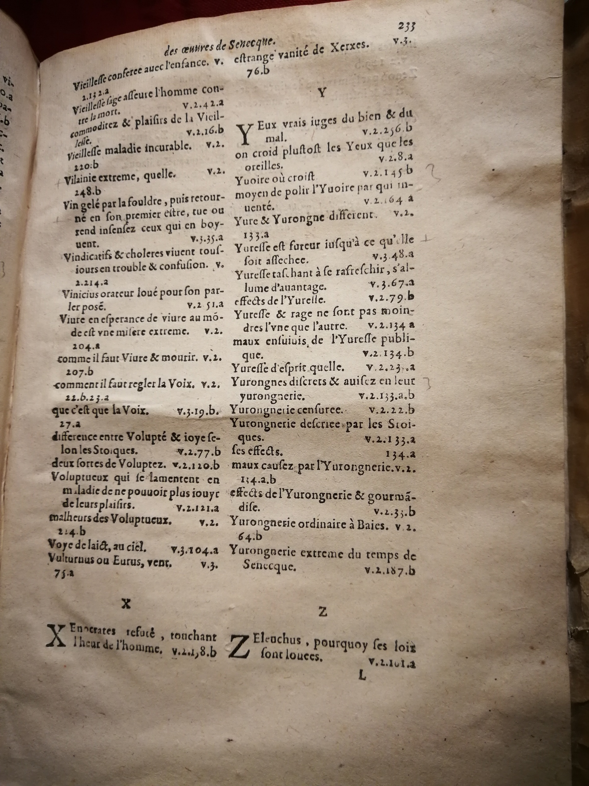 1595 - Jean Houzé - Œuvres morales et mêlées de Sénèque, Trésor de philosophie morale - T. 3 - BnF 1595 - Jean Houzé - Œuvres morales et mêlées de Sénèque, Trésor de philosophie morale - T. 3 - BnF