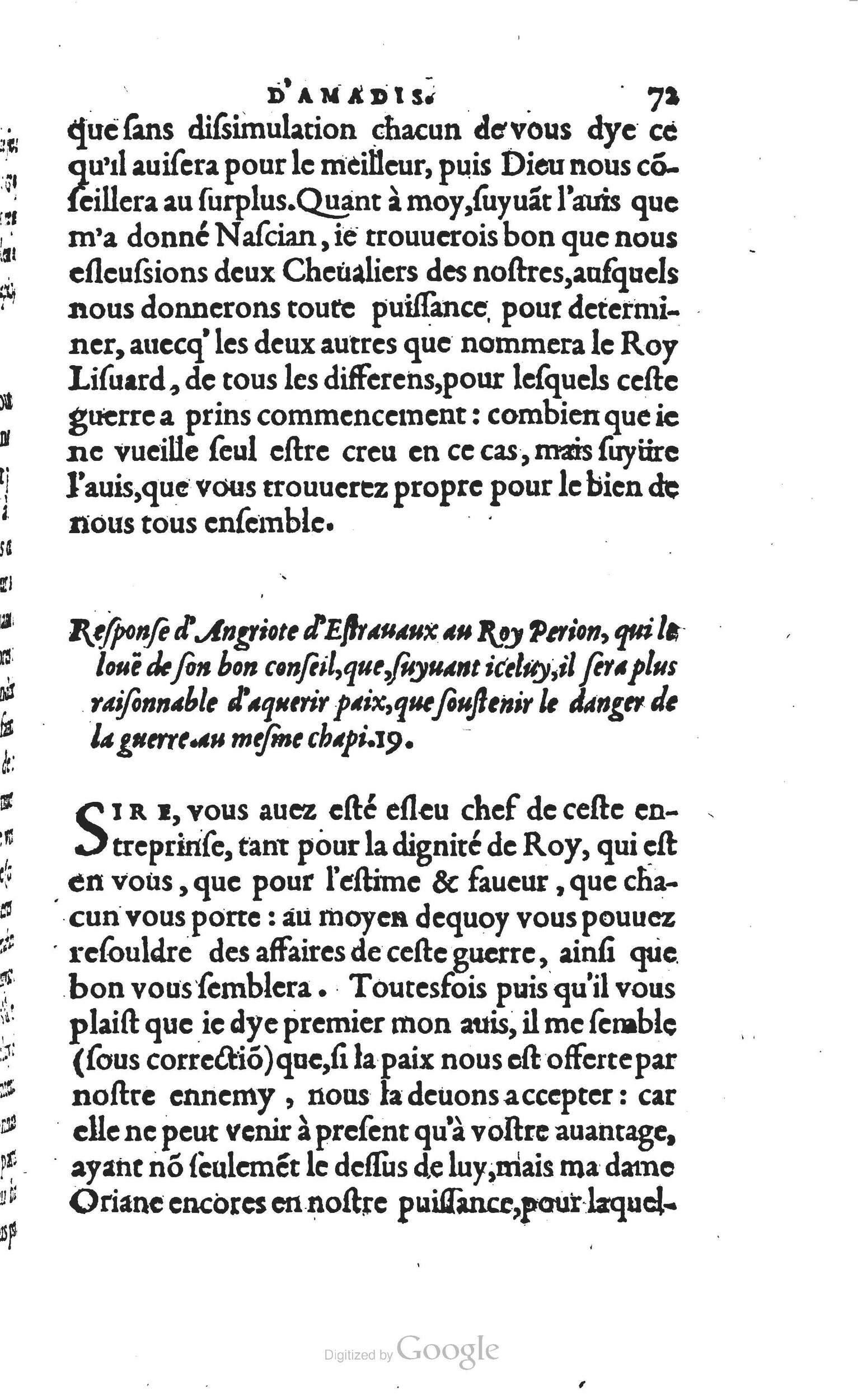 1560 - Vincent Sertenas et Gilles Robinot - Trésor des Amadis - British Library