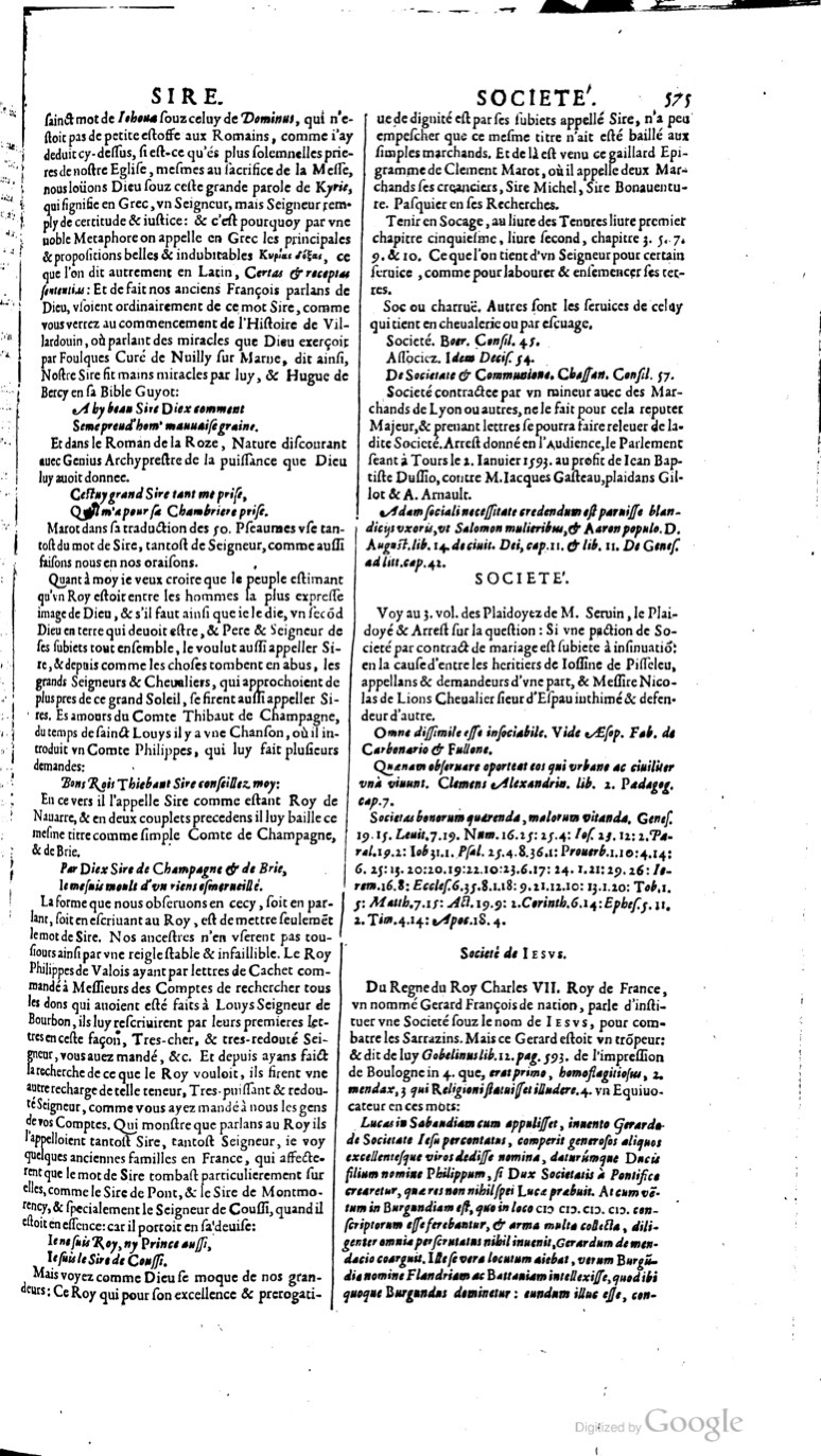 1629 - Veuve Nicolas Buon - Trésor du droit français (21754 T. 3) - BM Lyon