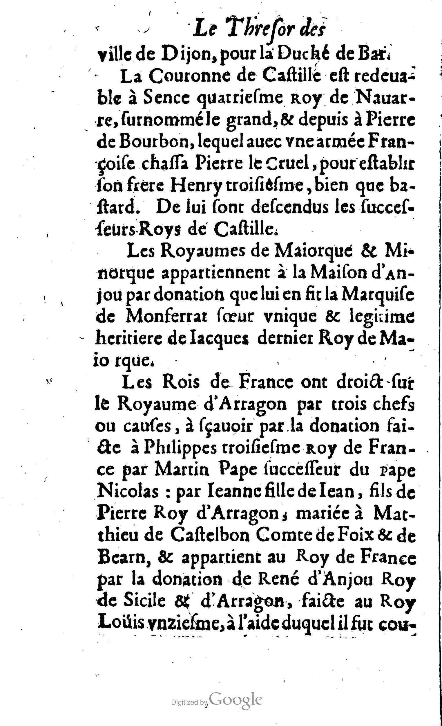 1638 - Jean Corrozet - Trésor des histoires de France - BM Lyon