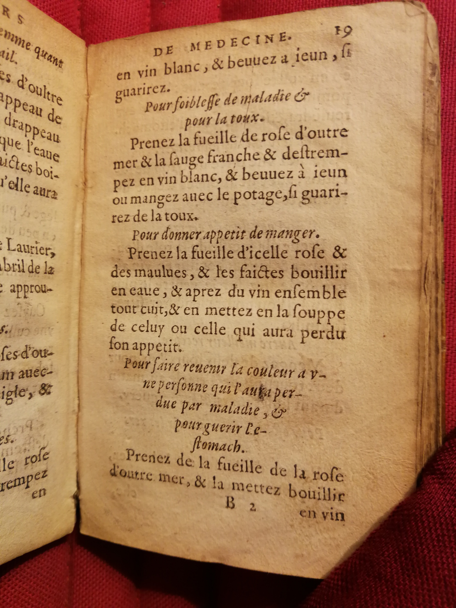 1586 - Benoît Rigaud - Trésor des fleurs et secrets de médecine - Sainte-Geneviève