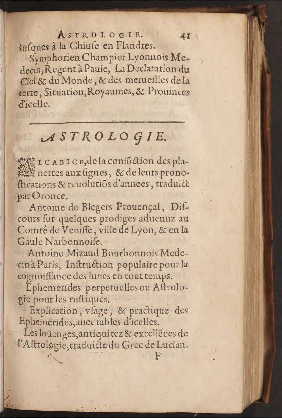 1602 - François Jacquin - Trésor des bons esprits français - BnF Arsenal