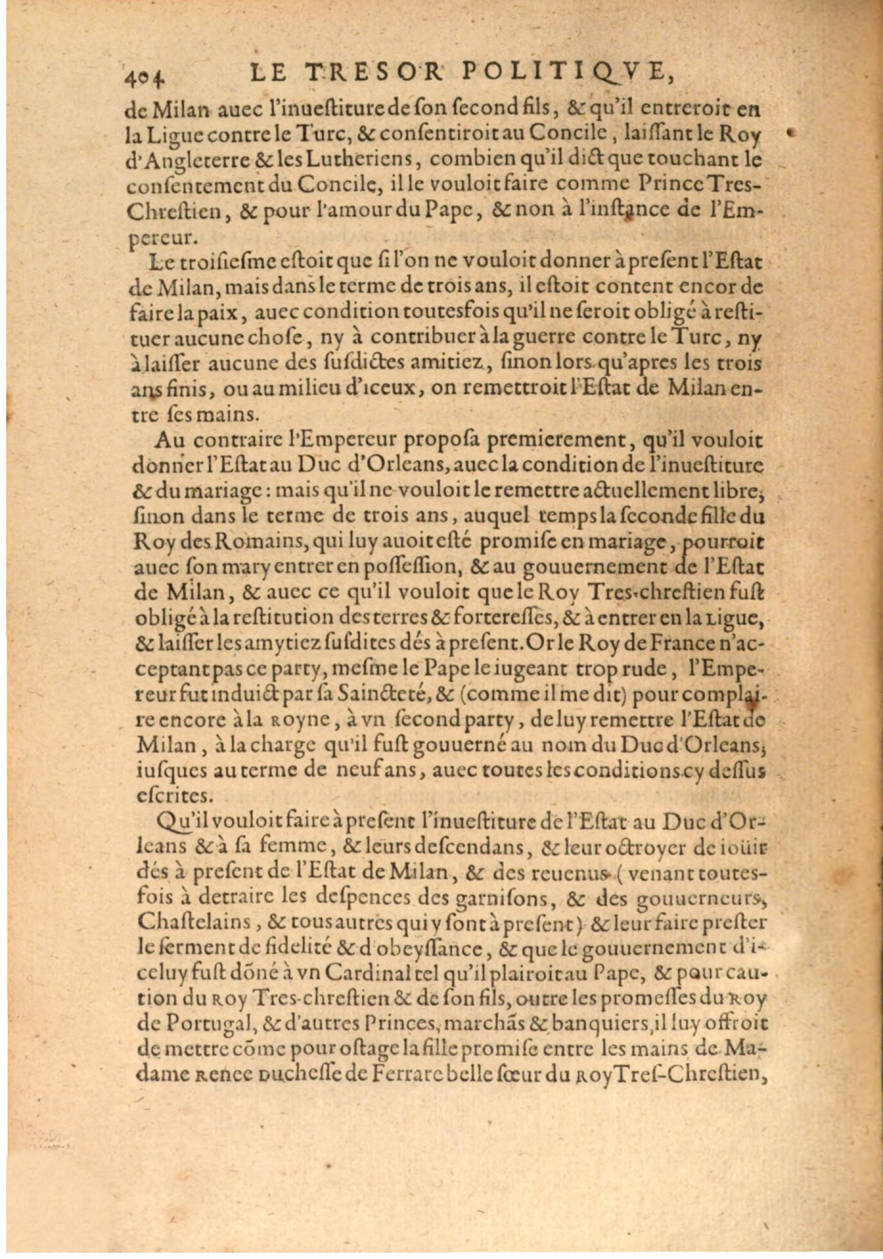 1608 - Nicolas Du Fossé - Trésor politique - BSB Munich