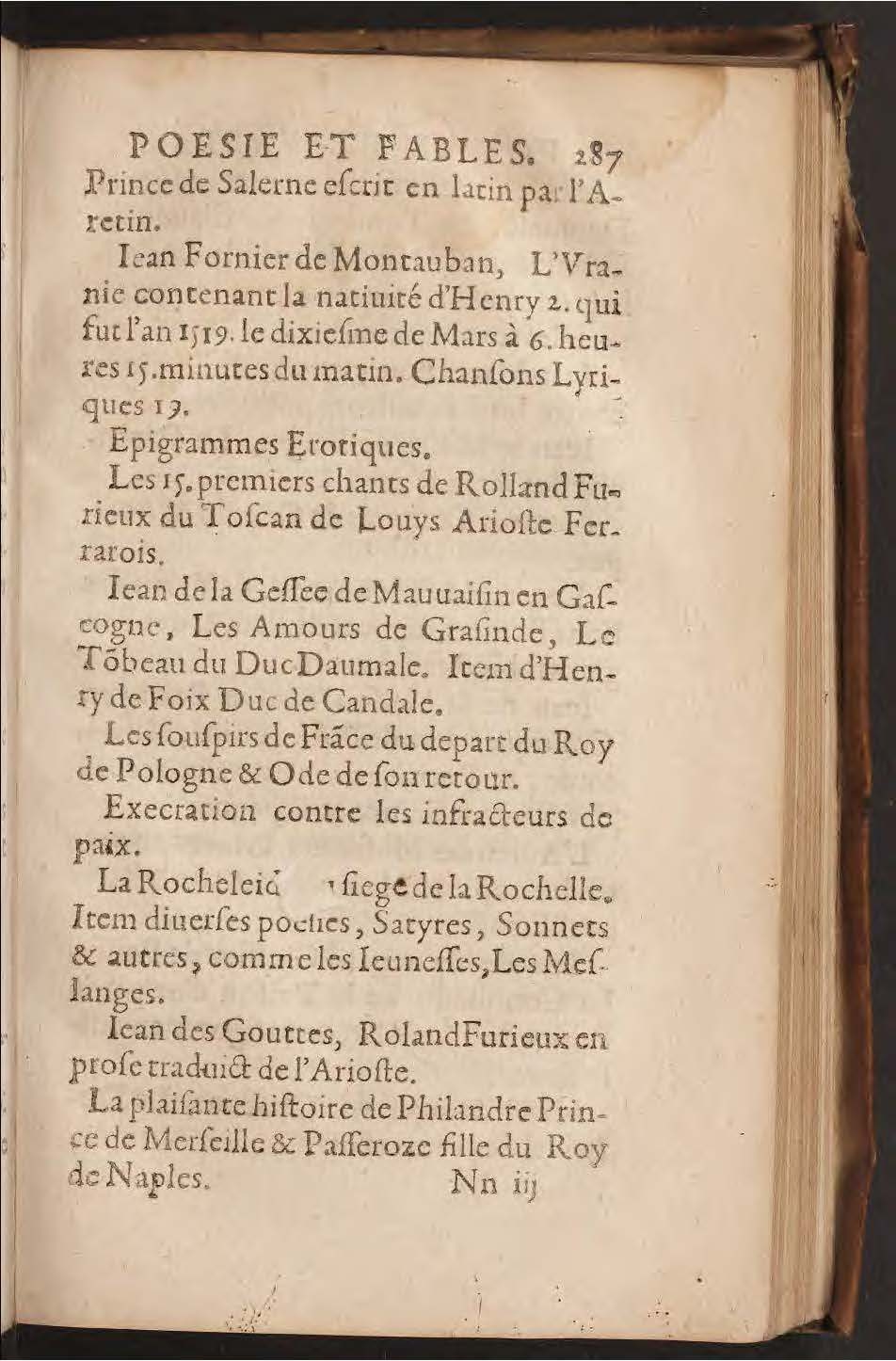1602 - François Jacquin - Trésor des bons esprits français - BnF Arsenal