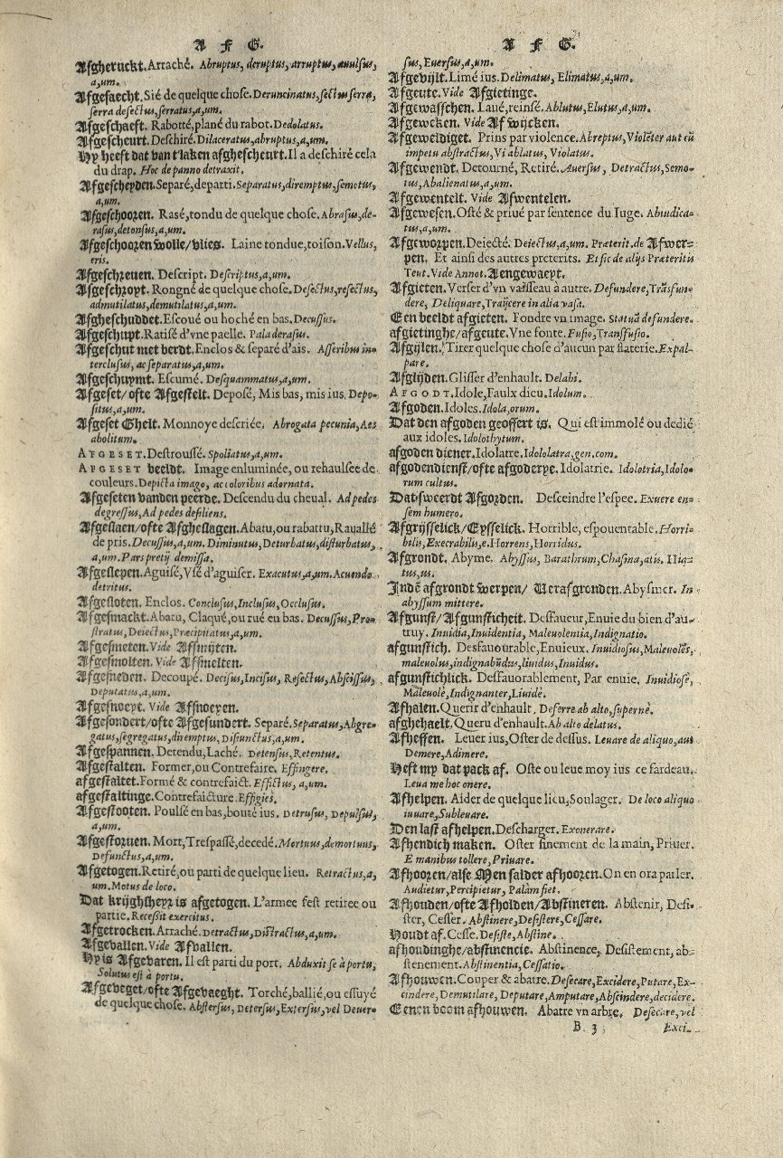 1573 - Christophe Plantin - Trésor du langage bas-allemand - Greifswald 1573 - Christophe Plantin - Trésor du langage bas-allemand - Greifswald