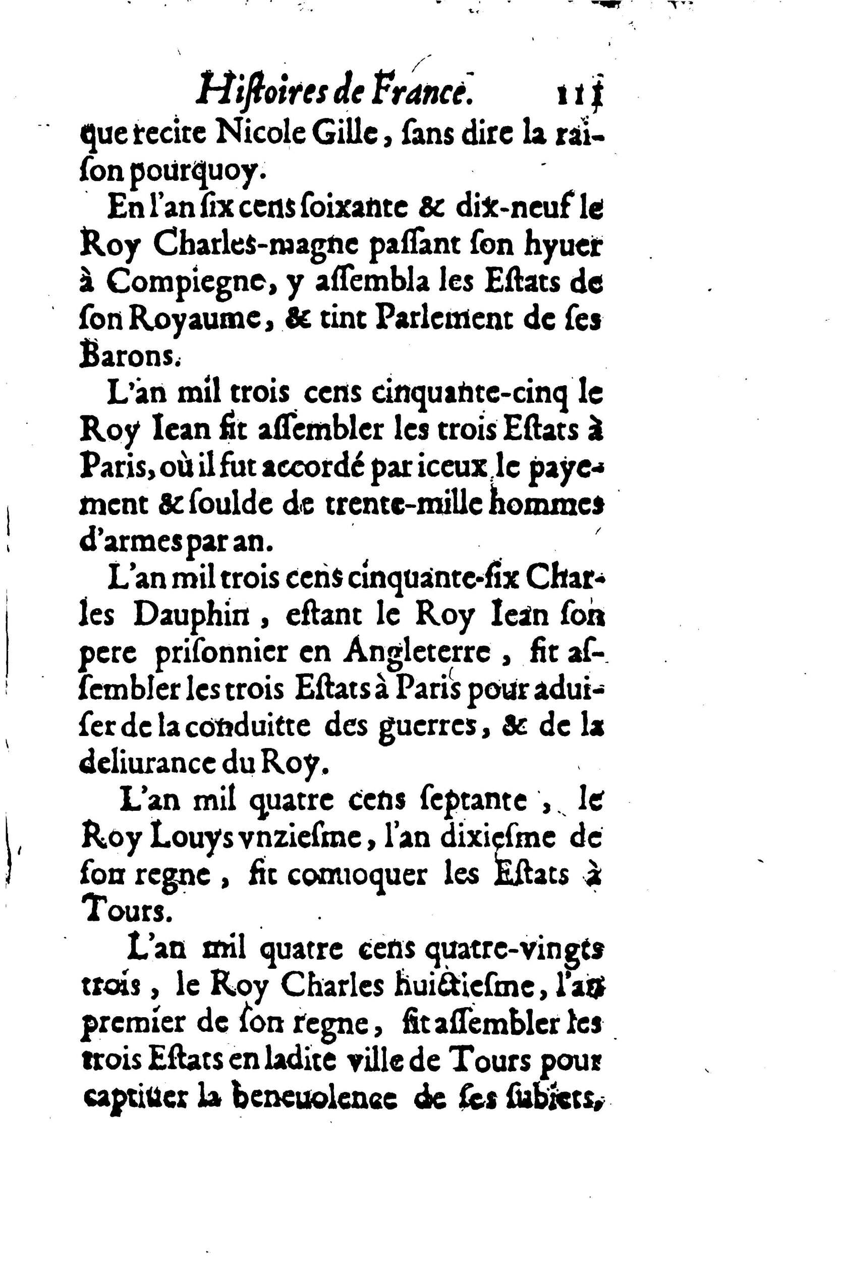 1633 - Jean Corrozet - Trésor des histoires de France - BM Lyon 1633 - Jean Corrozet - Trésor des histoires de France - BM Lyon