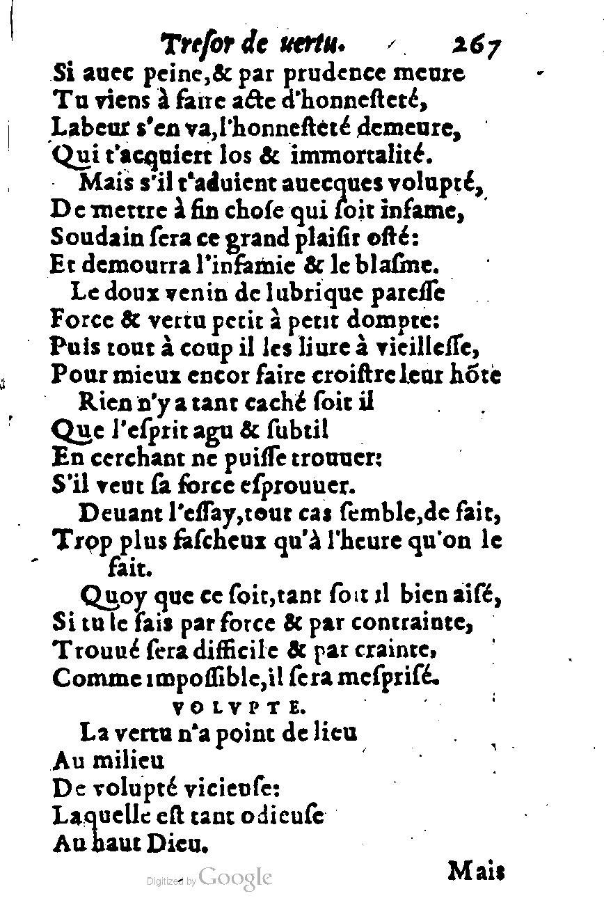 1576 - Benoît Rigaud - Trésor de vertu - British Library 1576 - Benoît Rigaud - Trésor de vertu - British Library