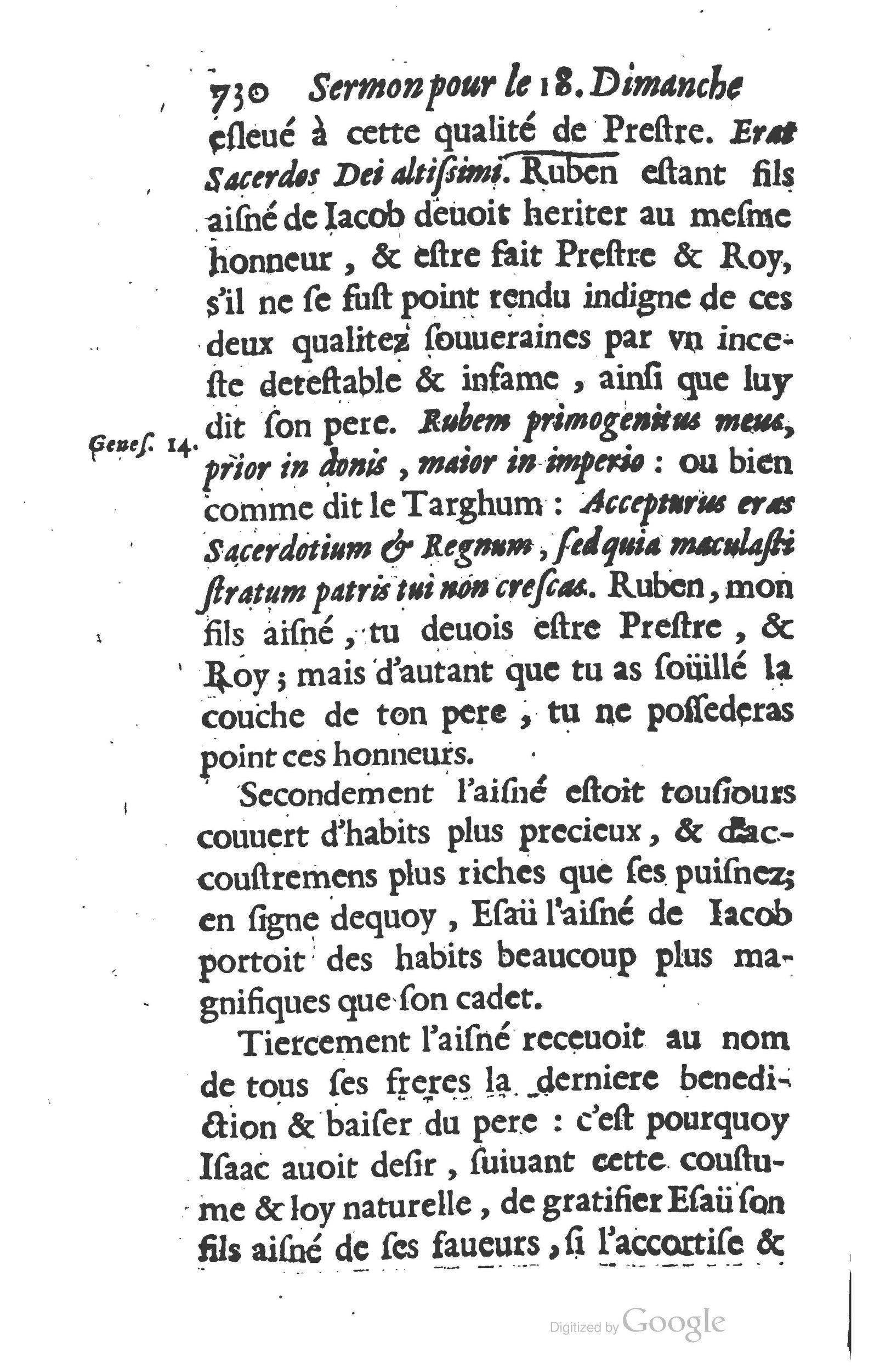 1629 - Manassés de Préaulx - Sermons ou Trésors de la piété chrétienne - BM Lyon