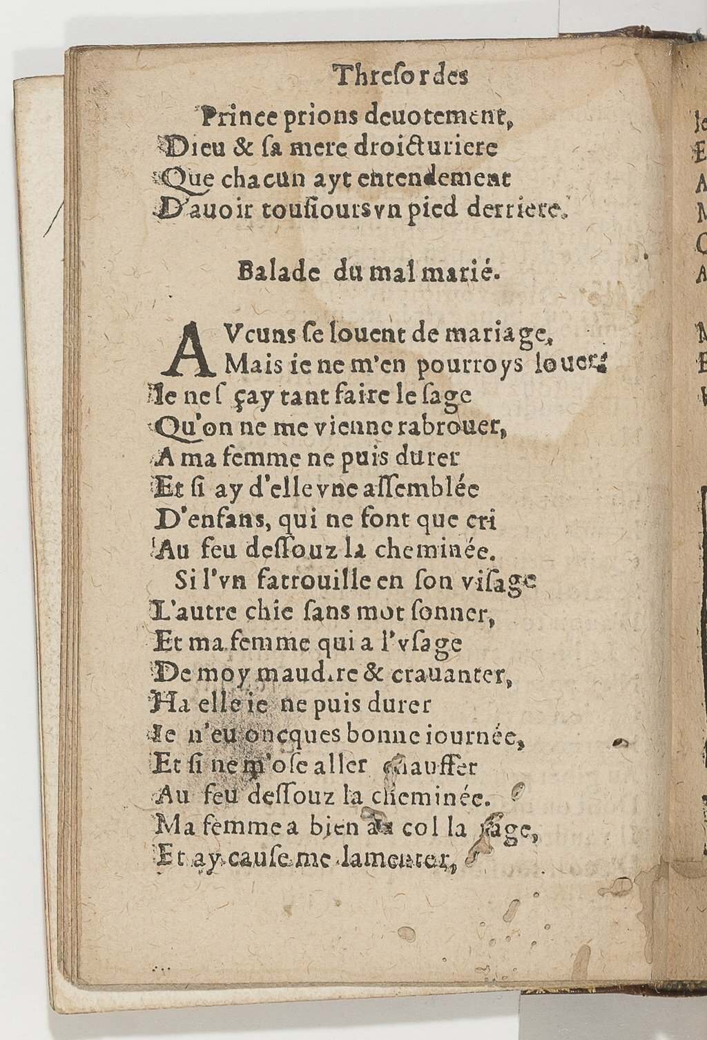 1568c. - Veuve Jean Bonfons - Trésor des joyeuses inventions du parangon de poésies - BnF Arsenal