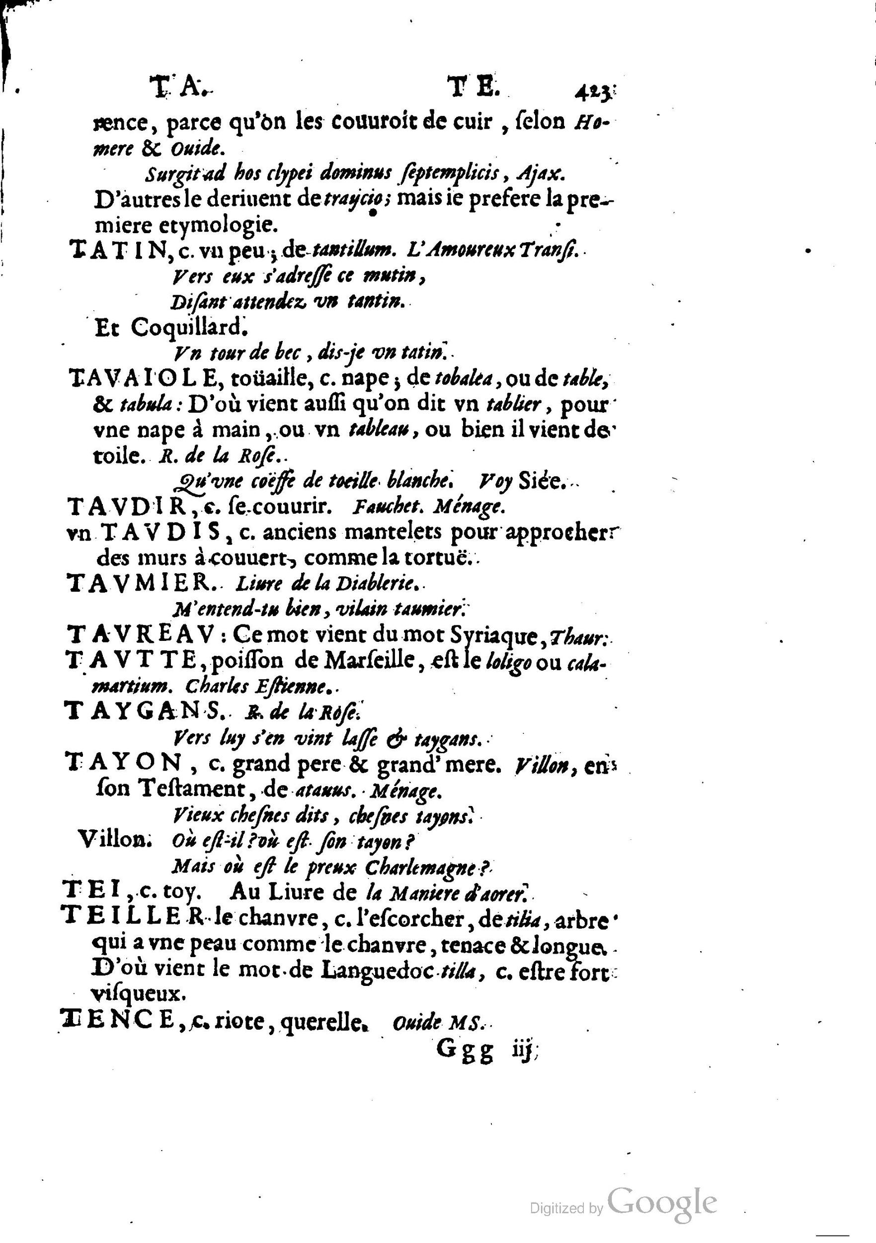 1655 - Augustin Courbé - Trésor de recherches et antiquités gauloises et françaises - BM Lyon