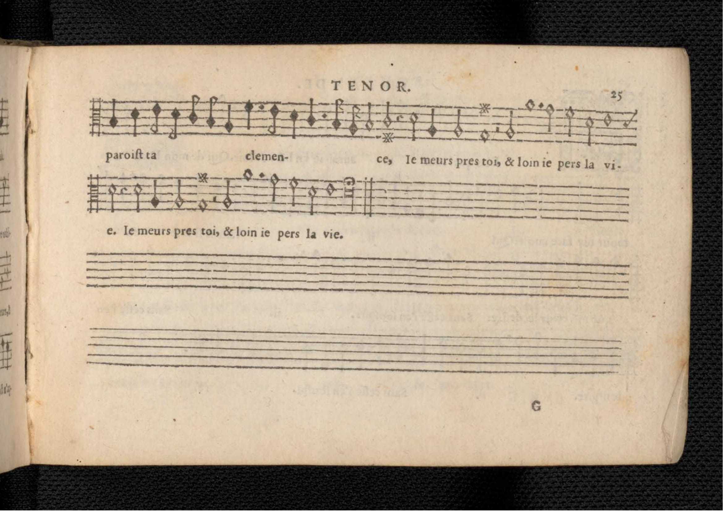 1576 - [Pierre de Saint-André] - Trésor de musique d’Orlande de Lassus Tenor - KBR Bruxelles