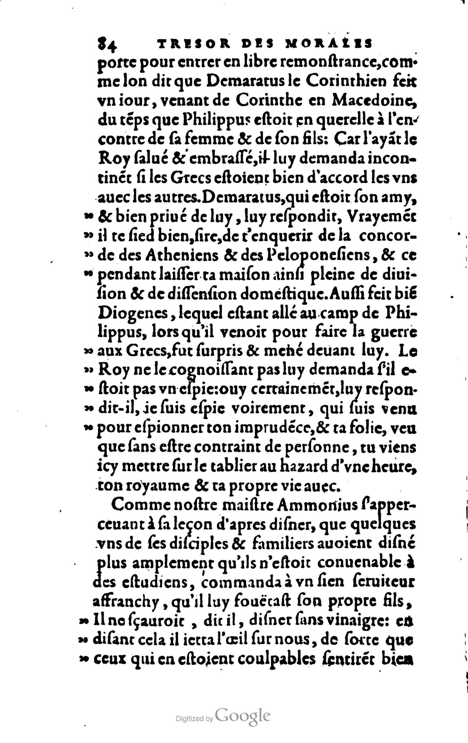1578 - Jean Poupy - Trésor des morales de Plutarque - BSB Munich