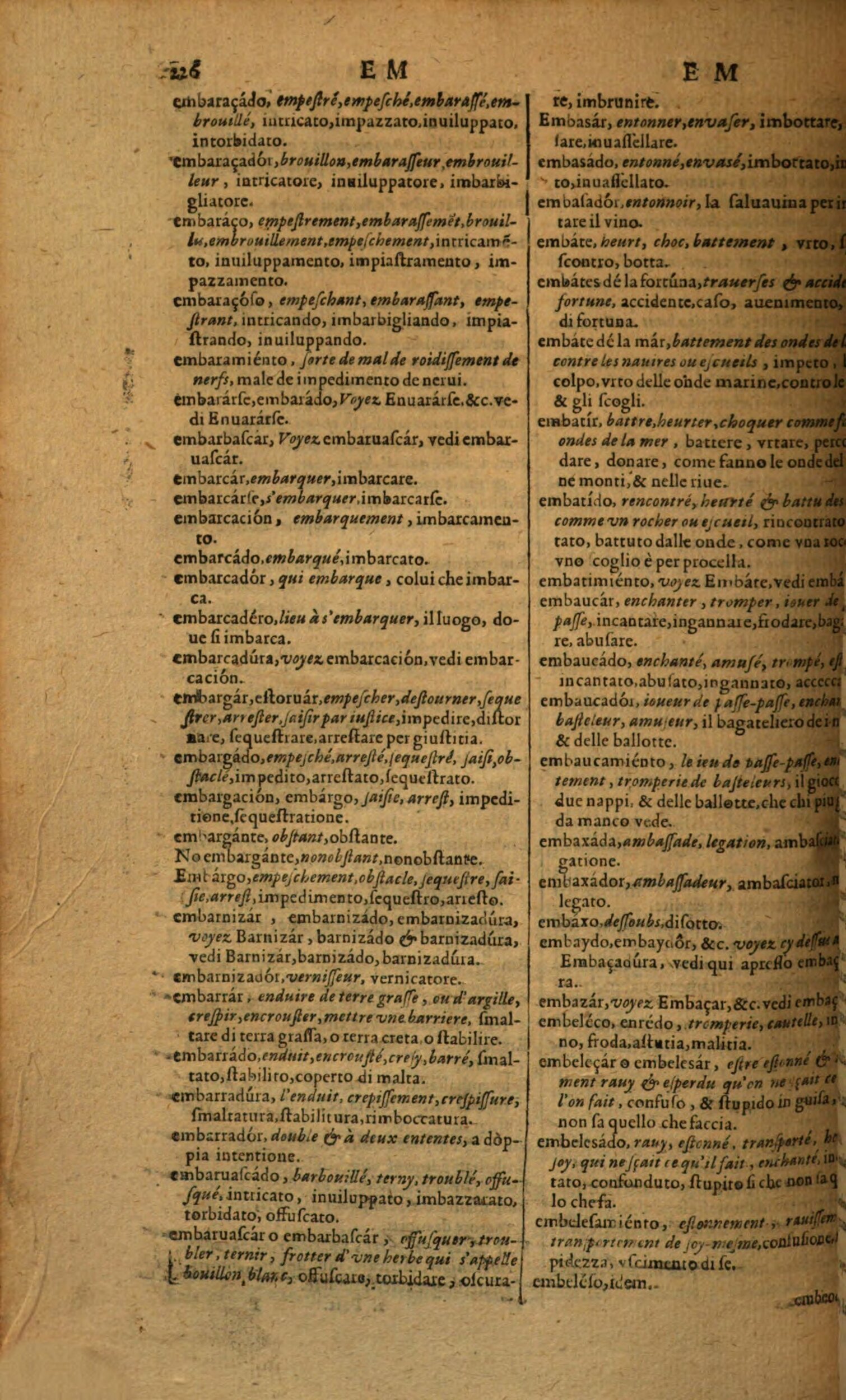 1617 - Samuel Crespin - Trésor des trois langues espagnole, française et italienne (Première partie) - Regensburg