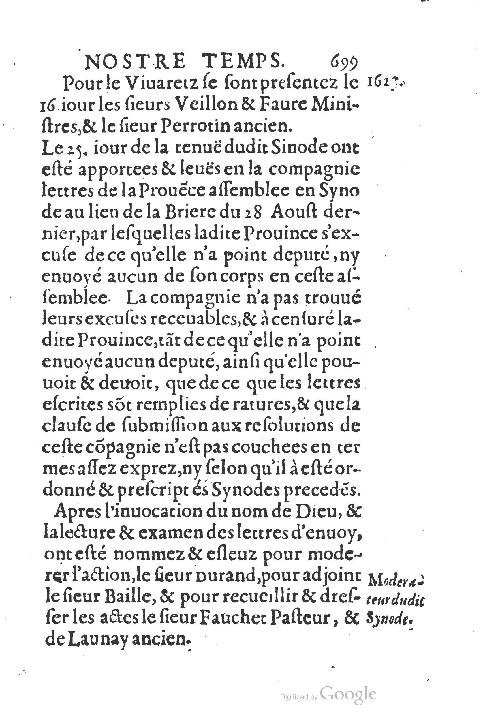 1626 - Joseph Bouillerot - Trésor de l’histoire générale de notre temps - BSB Munich