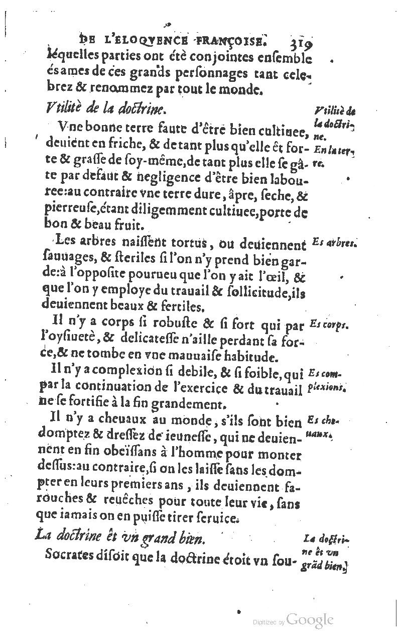 1610 - Louis Coste - Trésor de l’éloquence française (Seconde partie) - BM Lyon