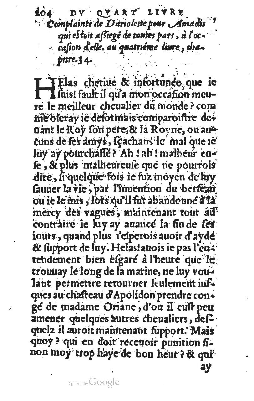 1567 - Jean Pygot - Trésor des Amadis - BM Lyon 1567 - Jean Pygot - Trésor des Amadis - BM Lyon