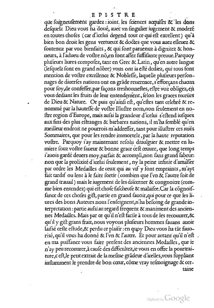 1553 - Jacopo Strada et Thomas Guérin - Épitome du Trésor des antiquités - UGent