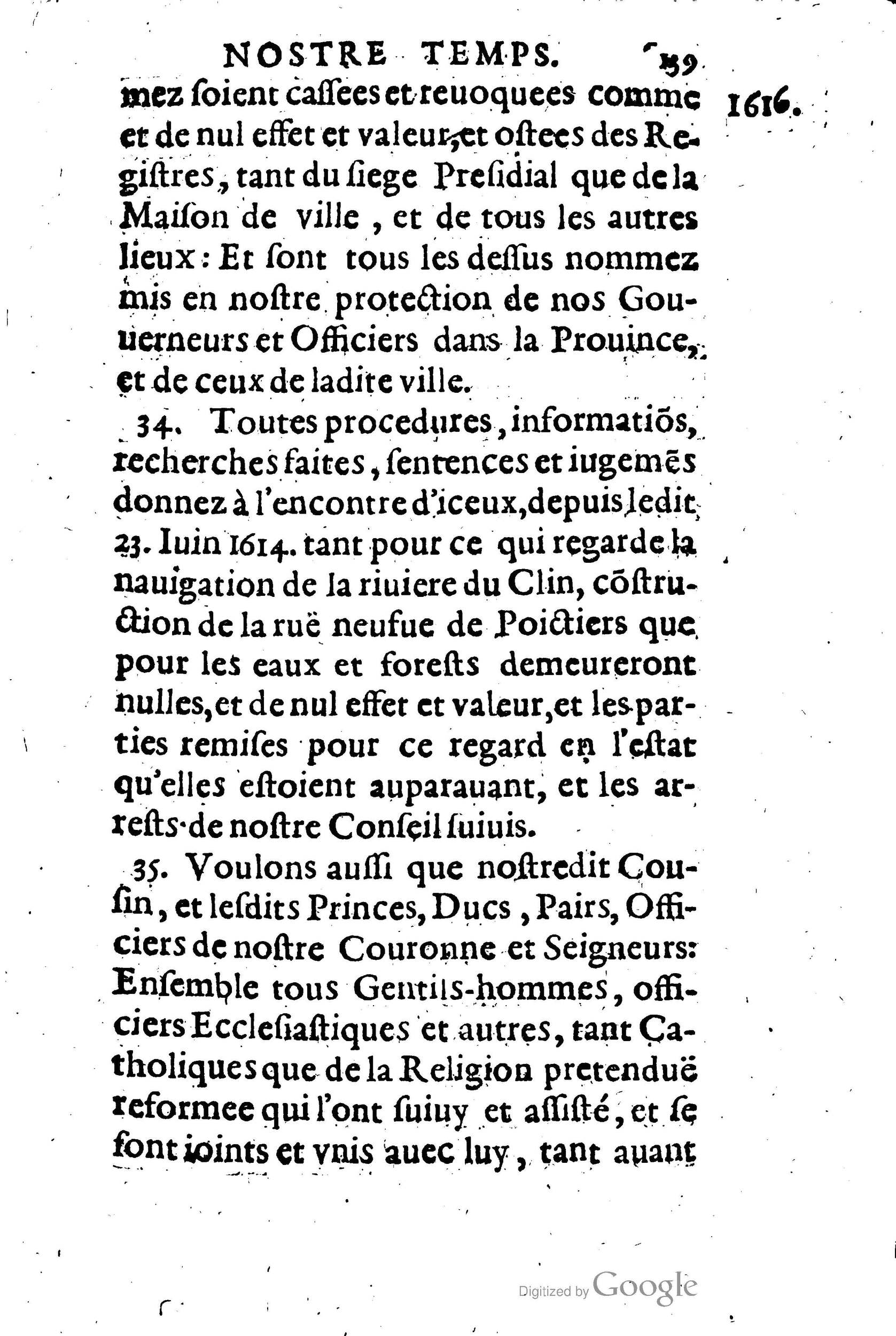 1623 - Joseph Bouillerot - Trésor de l’histoire générale de notre temps - BM Lyon 1623 - Joseph Bouillerot - Trésor de l’histoire générale de notre temps - BM Lyon