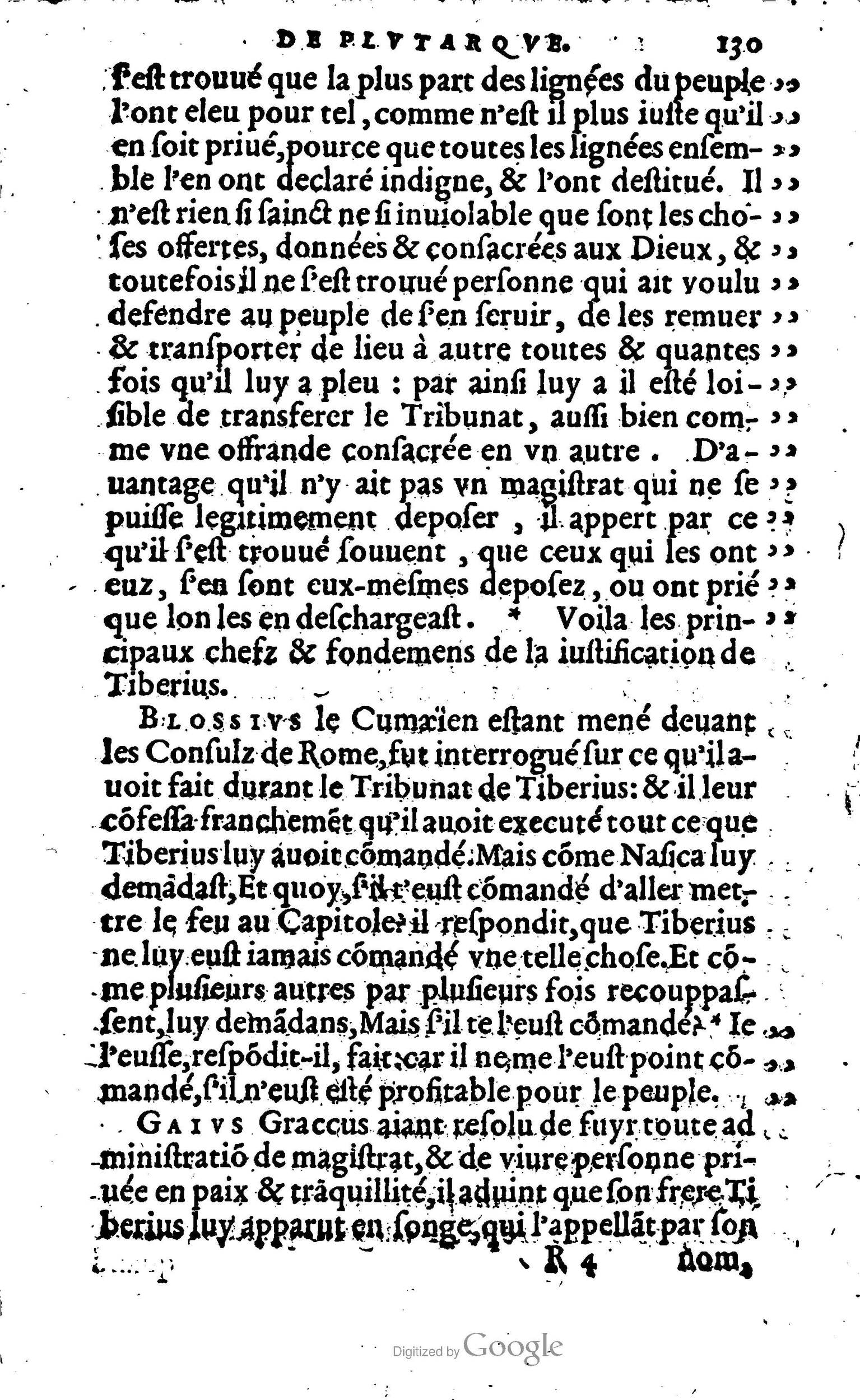 1568 - Willem Silvius - Trésor des vies de Plutarque - Anvers Plantin-Moretus