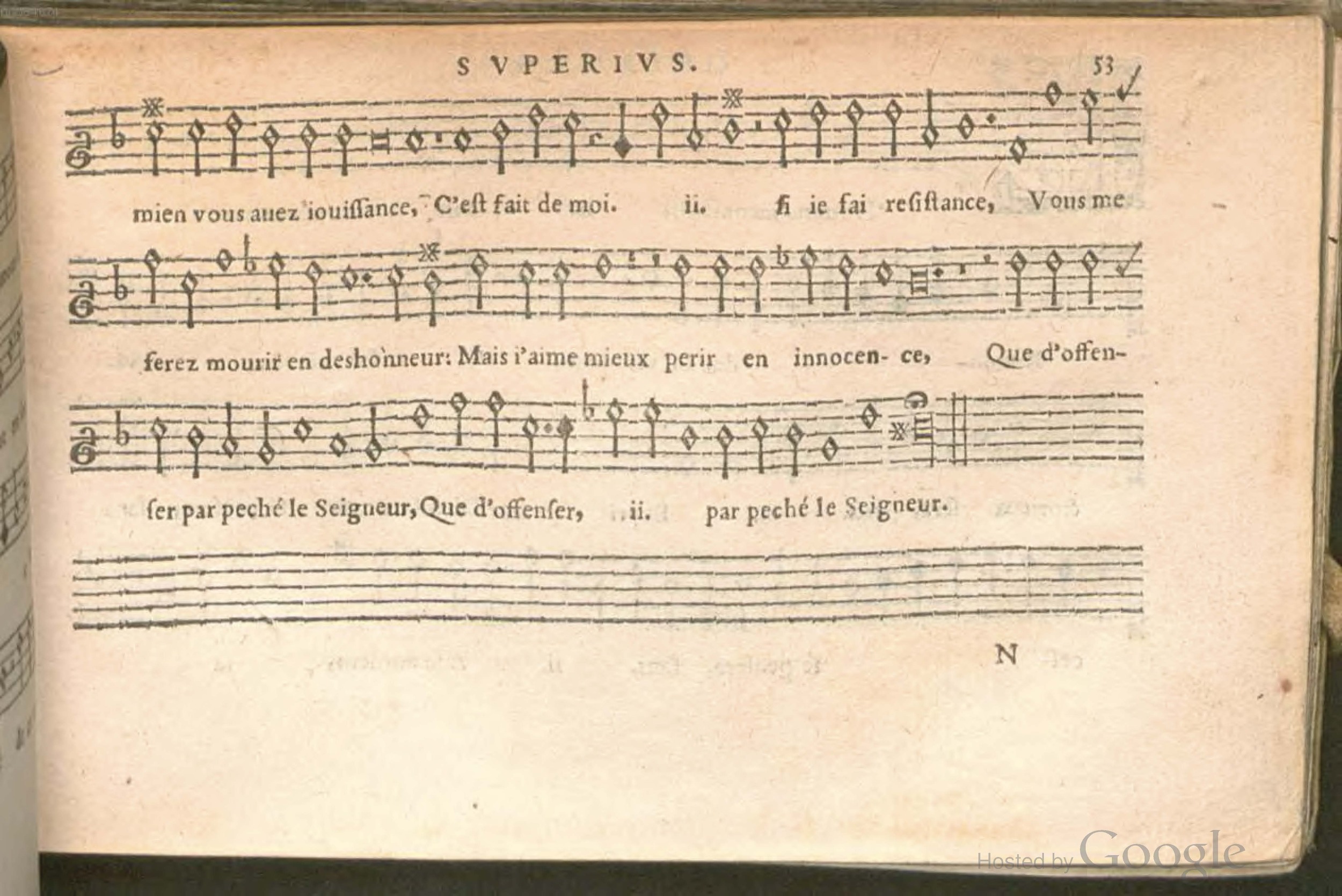 1576 - [Pierre de Saint-André] - Trésor de musique d’Orlande de Lassus Superius - BSB Munich
