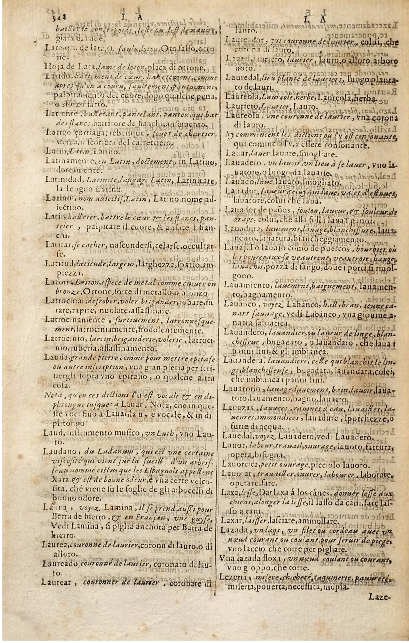1627 - Jacques Crespin - Trésor des trois langues - Regensburg