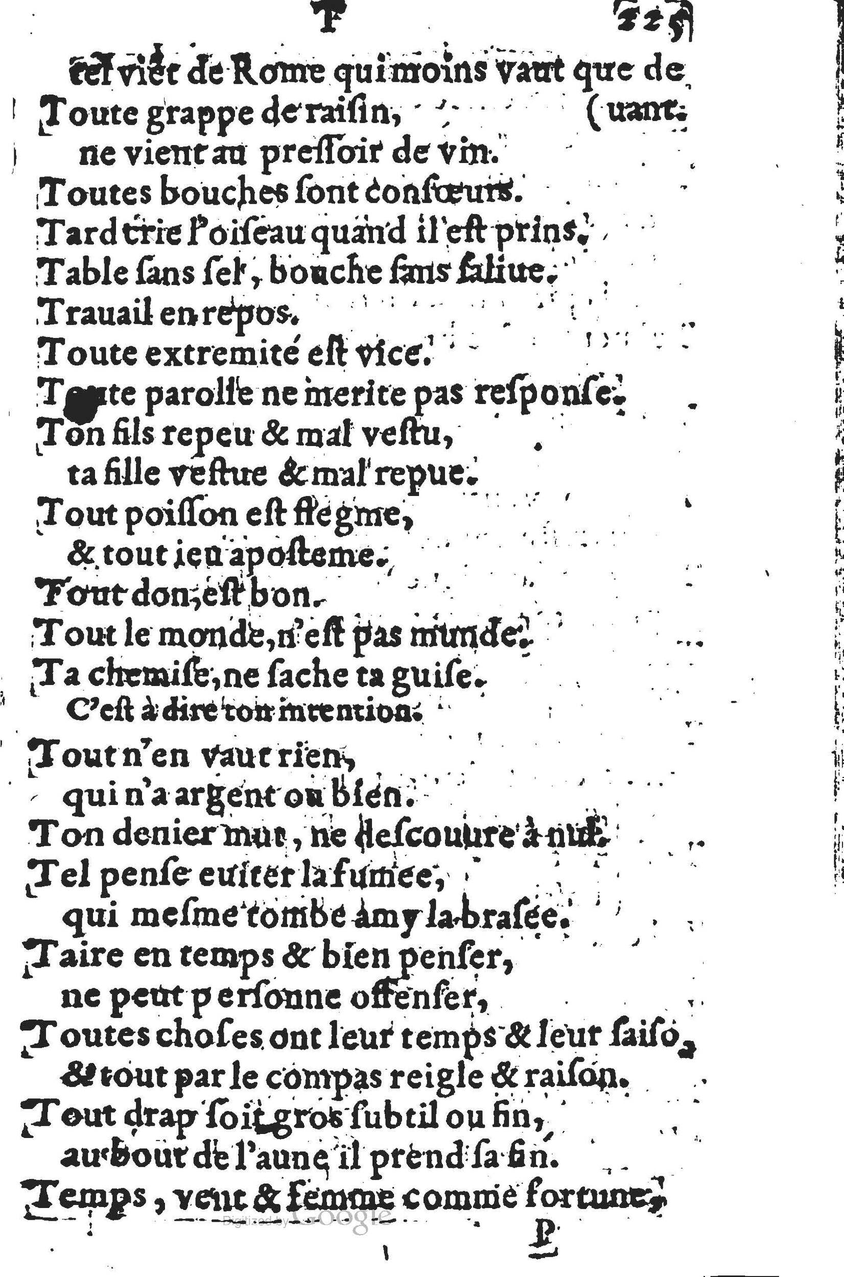 1578 - Nicolas Lescuyer - Trésor des sentences dorées - UGent