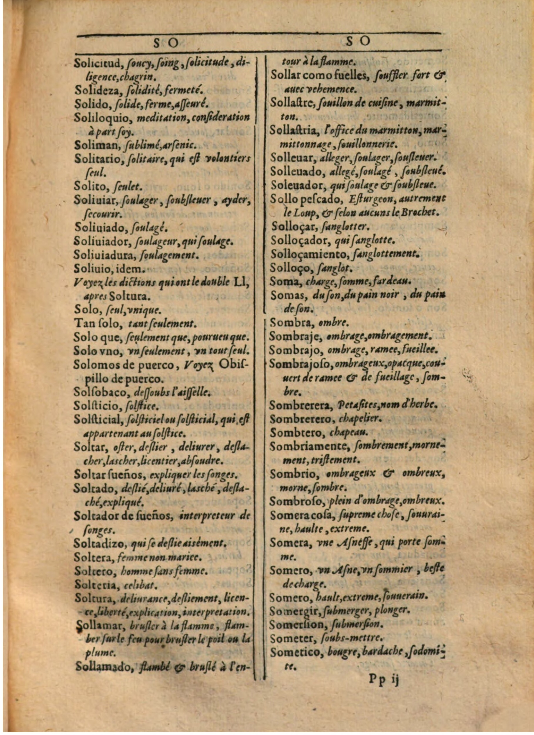 1607 - Marc Orry - Trésor des deux langues espagnole et française (Première partie) - BSB Munich 1607 - Marc Orry - Trésor des deux langues espagnole et française (Première partie) - BSB Munich