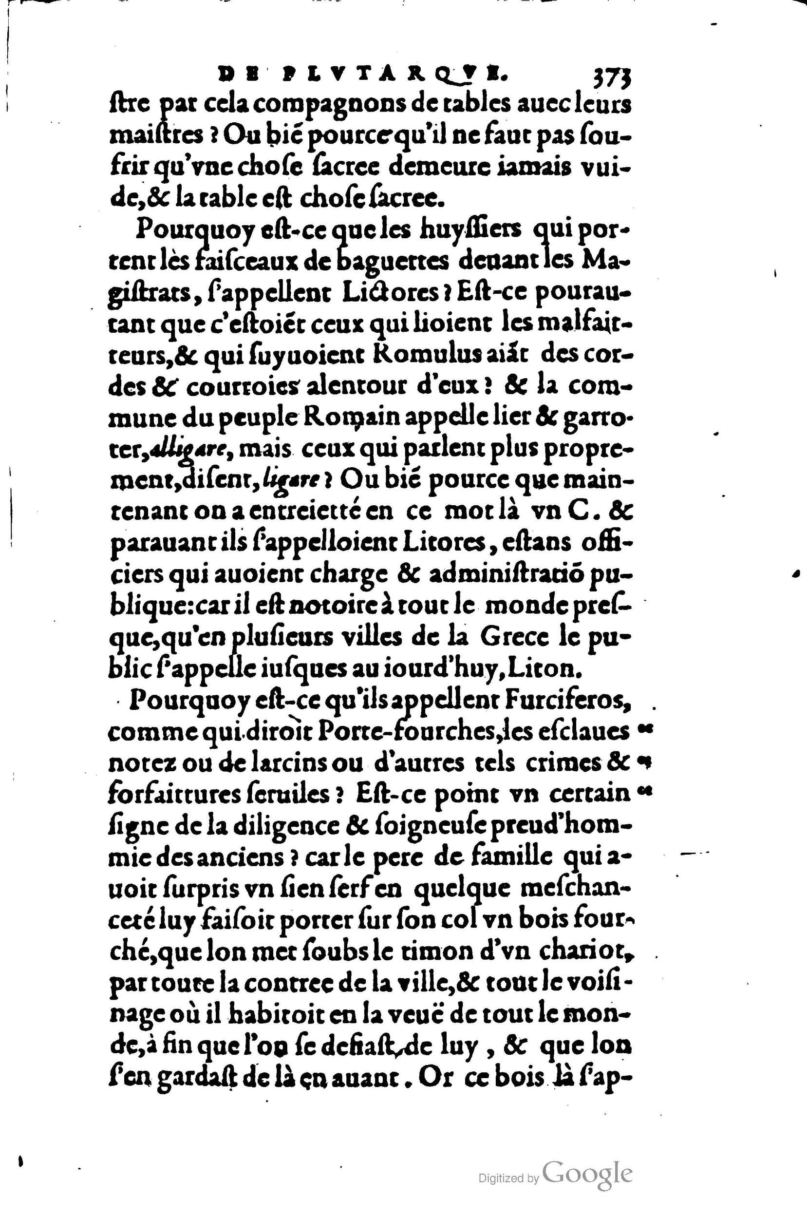 1578 - Jean Poupy - Trésor des morales de Plutarque - BSB Munich