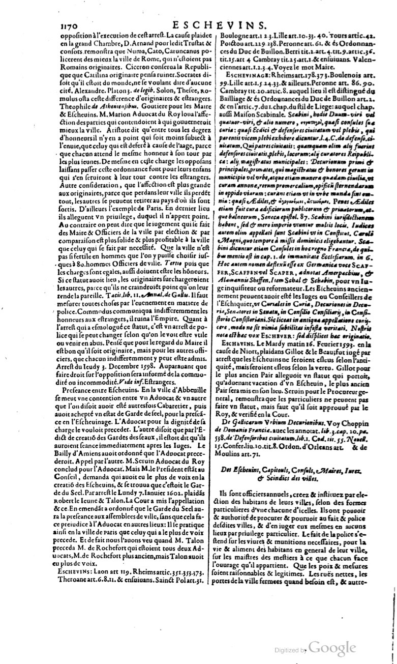 1629 - Veuve Nicolas Buon - Trésor du droit français (21754 T. 1) - BM Lyon