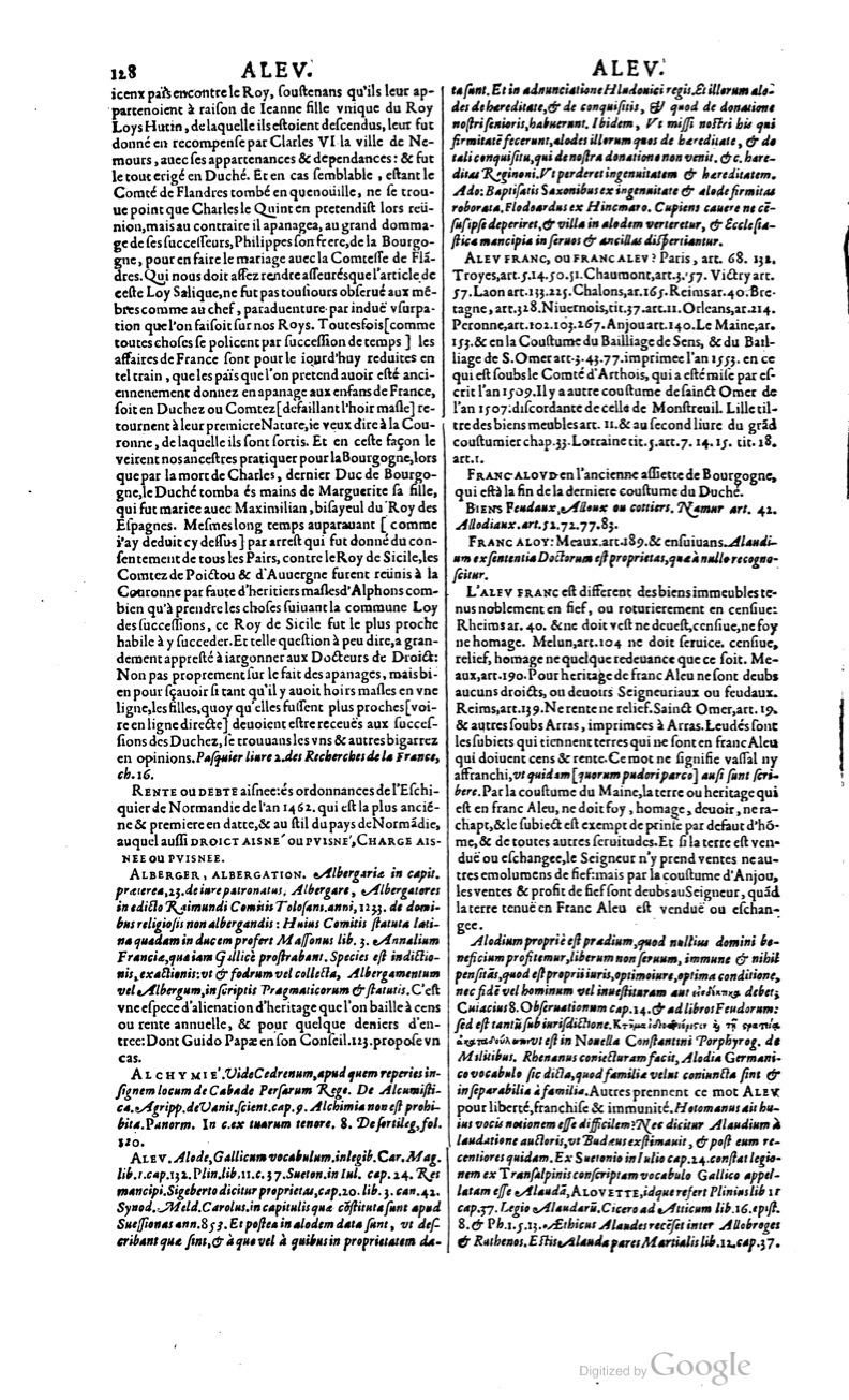1629 - Veuve Nicolas Buon - Trésor du droit français (21754 T. 1) - BM Lyon