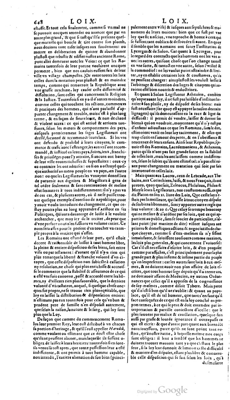 1629 - Veuve Nicolas Buon - Trésor du droit français (21754 T. 2) - BM Lyon