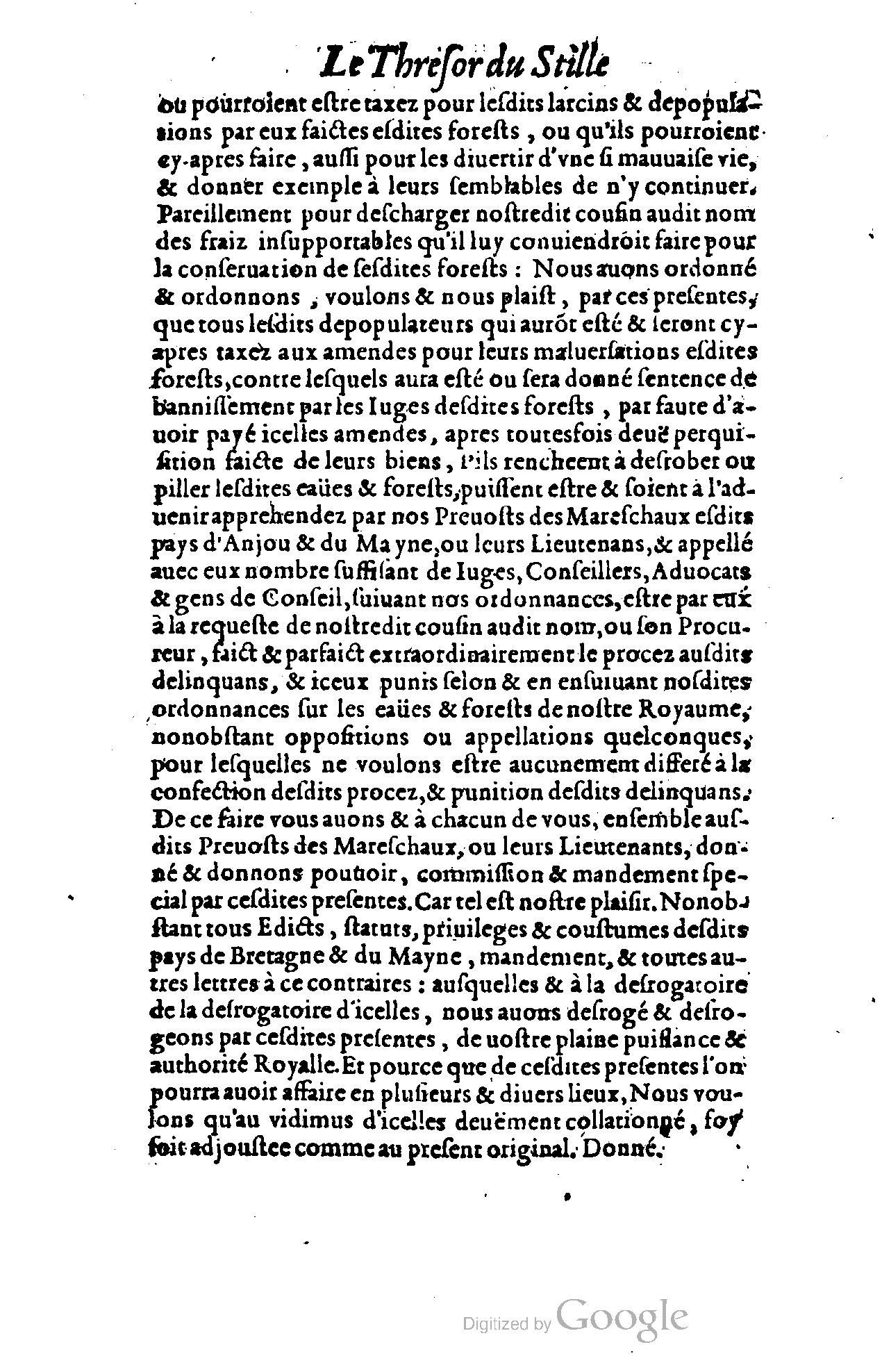 1614 - Jean Richer - Trésor du nouveau style et protocole de la chancellerie de France - BSB Munich