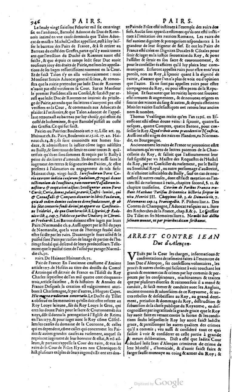 1629 - Veuve Nicolas Buon - Trésor du droit français (21754 T. 2) - BM Lyon