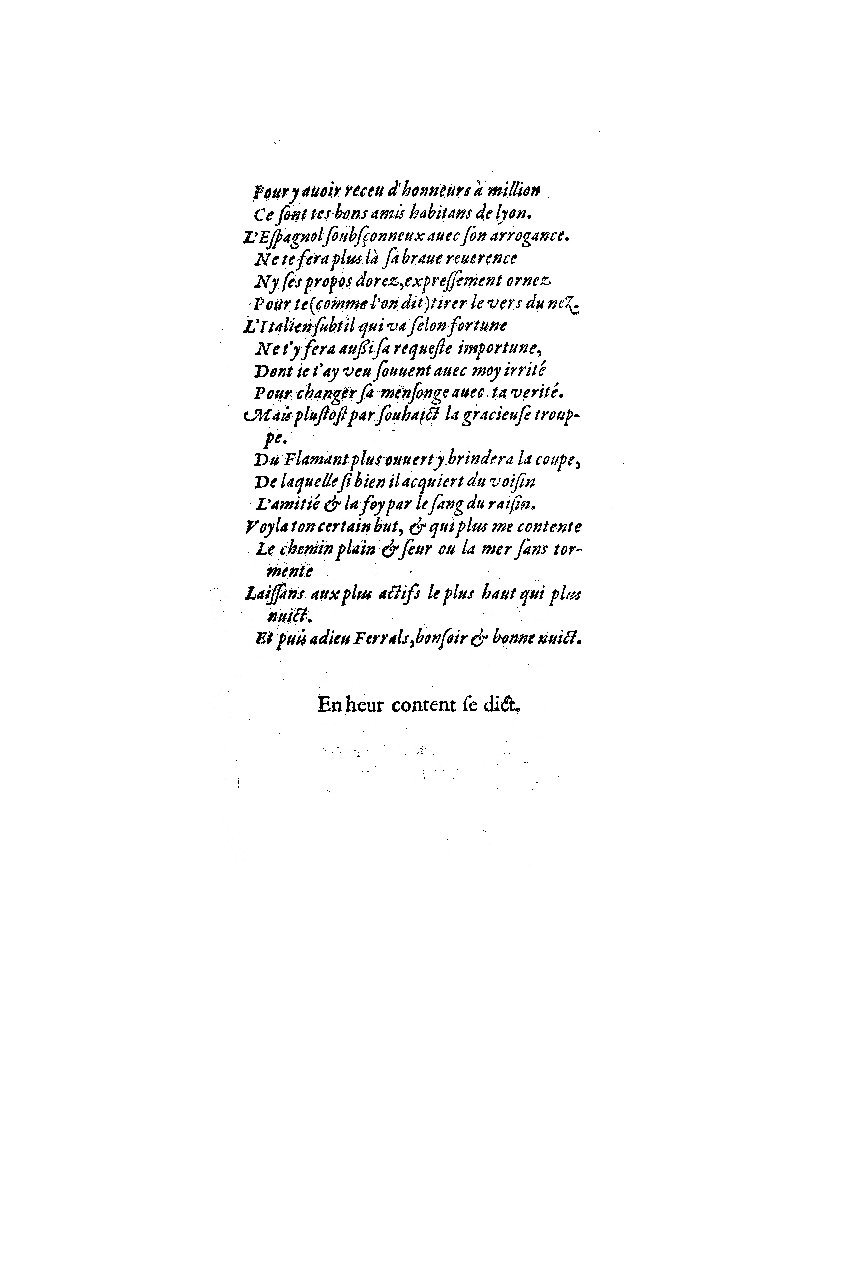 1572 - Nicolas Du Chemin - Finances et Trésor de la plume française - BM Lyon