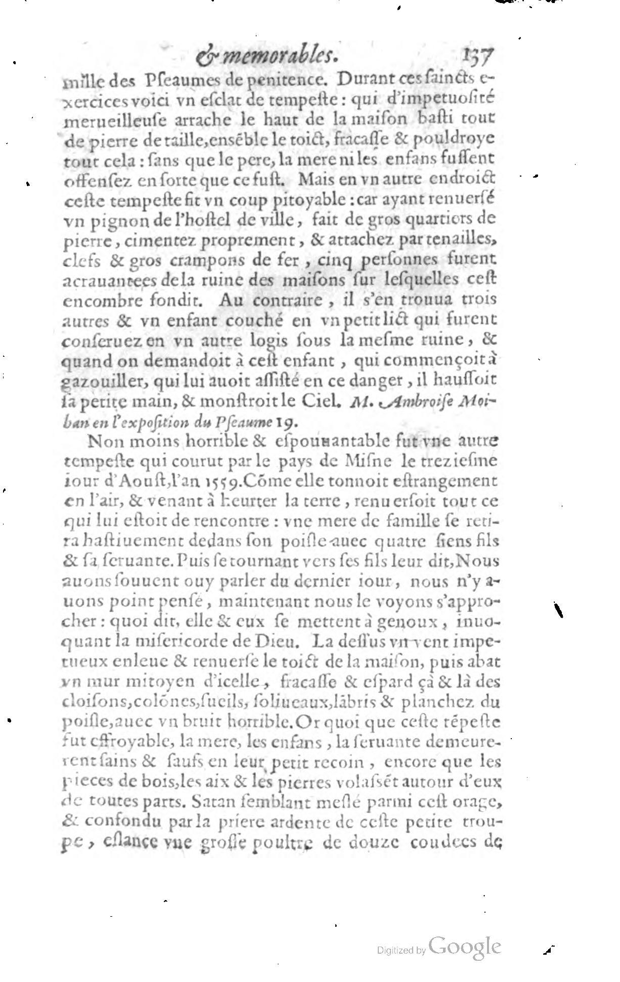 1620 - Samuel Crespin - Trésor d’histoires admirables et mémorables - BCU Lausanne