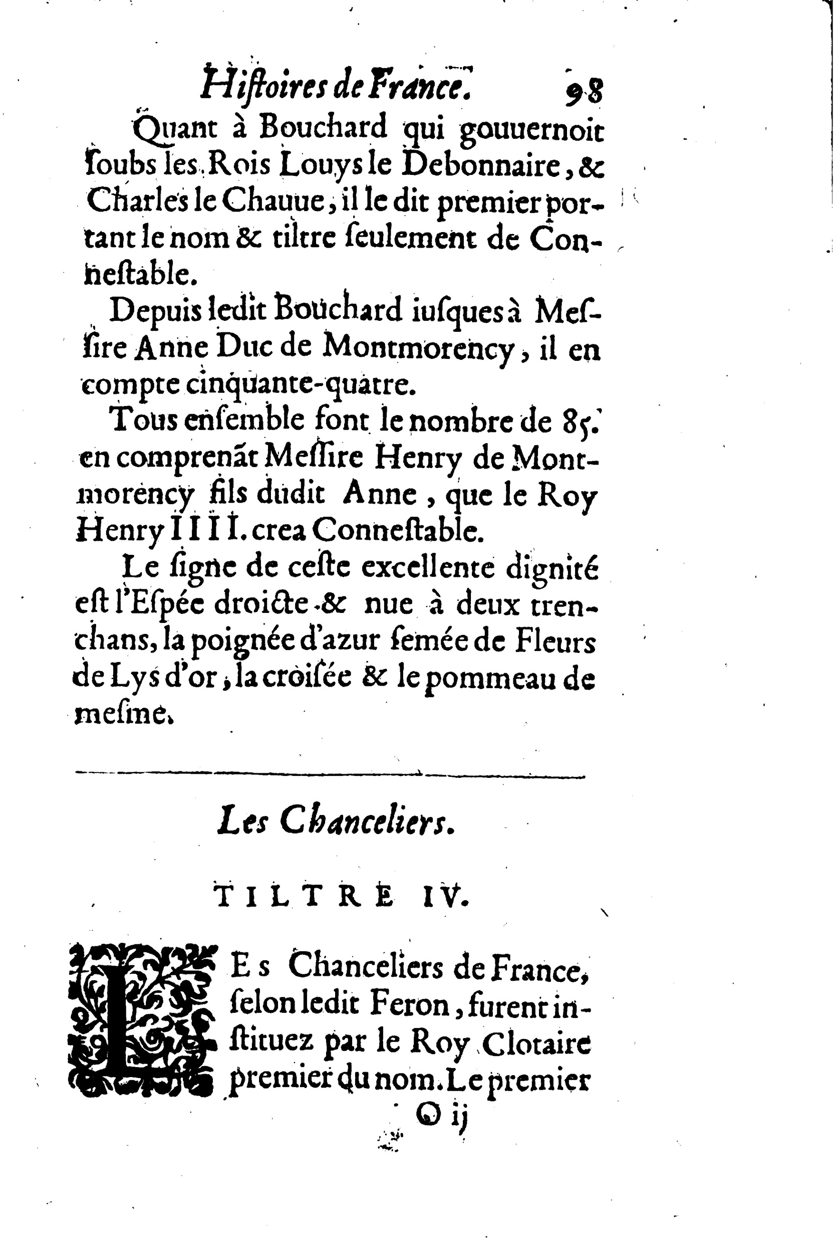 1633 - Jean Corrozet - Trésor des histoires de France - BM Lyon 1633 - Jean Corrozet - Trésor des histoires de France - BM Lyon