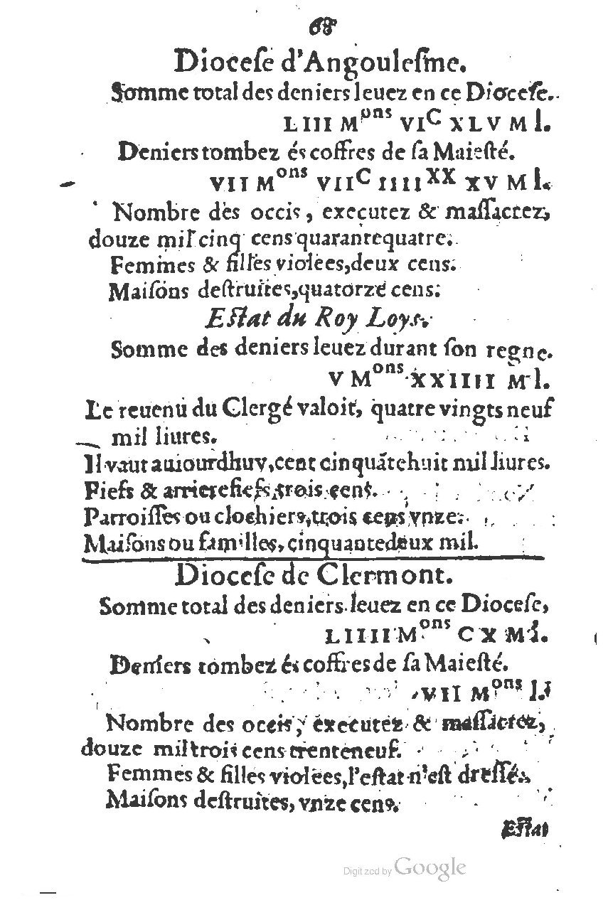 1581 - s.n. - Secret des trésors de France (Livre II) - BSB Munich