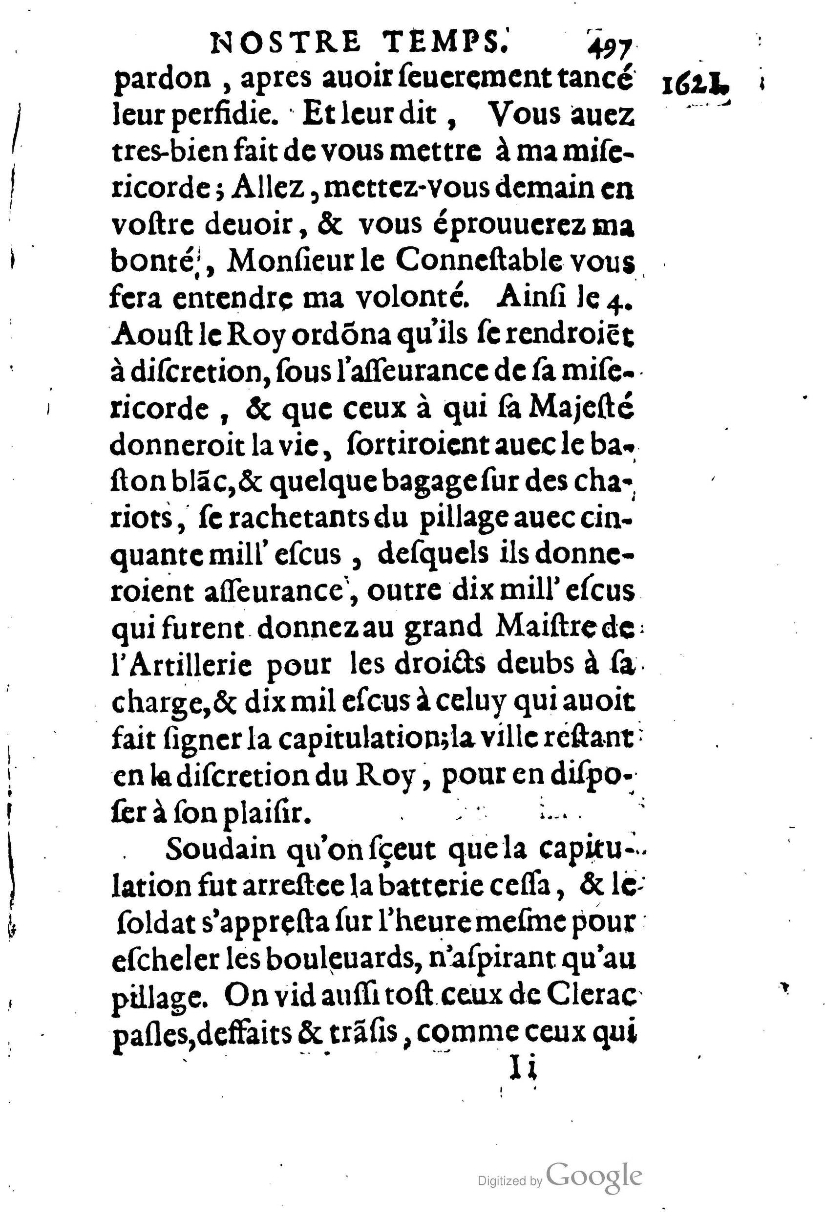 1623 - Joseph Bouillerot - Trésor de l’histoire générale de notre temps - BM Lyon