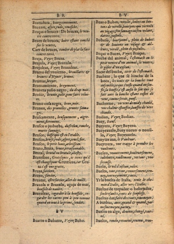 1607 - Marc Orry - Trésor des deux langues espagnole et française (Première et Seconde parties) - ÖNB Wien