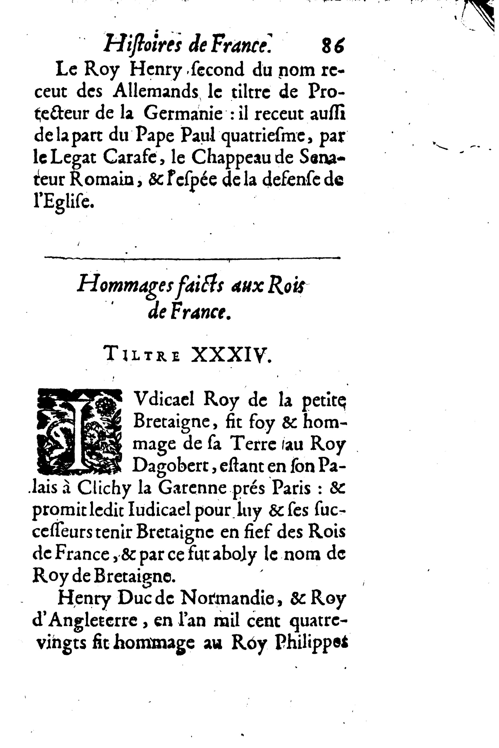 1633 - Jean Corrozet - Trésor des histoires de France - BM Lyon 1633 - Jean Corrozet - Trésor des histoires de France - BM Lyon