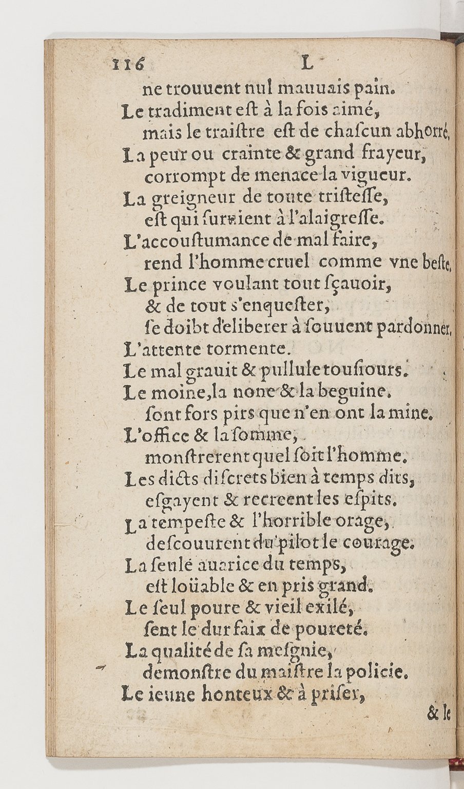 1577 - Jean d’Ogerolles - Trésor de sentences dorées - BnF Arsenal