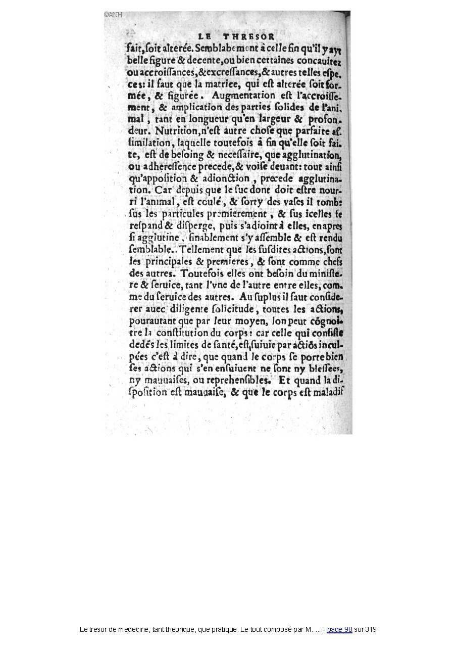 1560 - Pierre et Jan Moine - Trésor de médecine - Université Paris Cité
