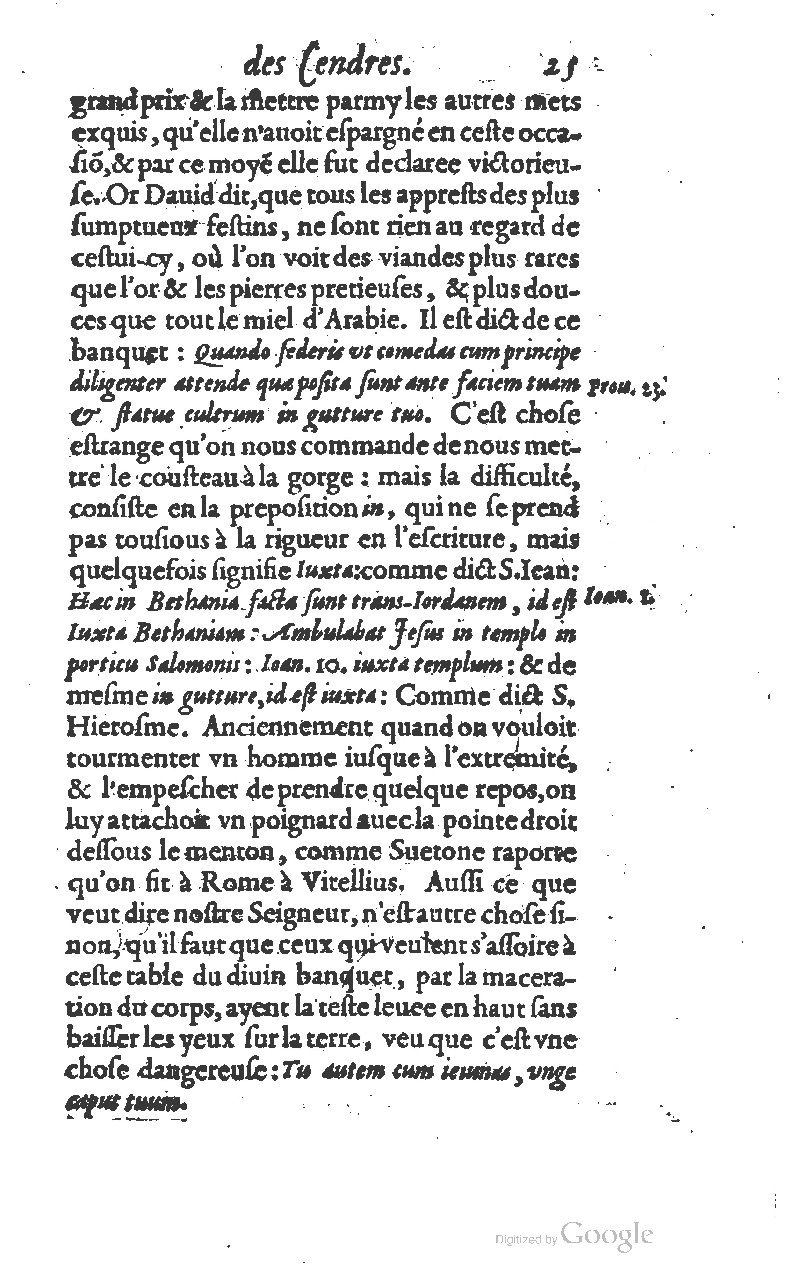 1607 - Nicolas Du Fossé - Trésor quadragésimal - T 01 - BM Lyon