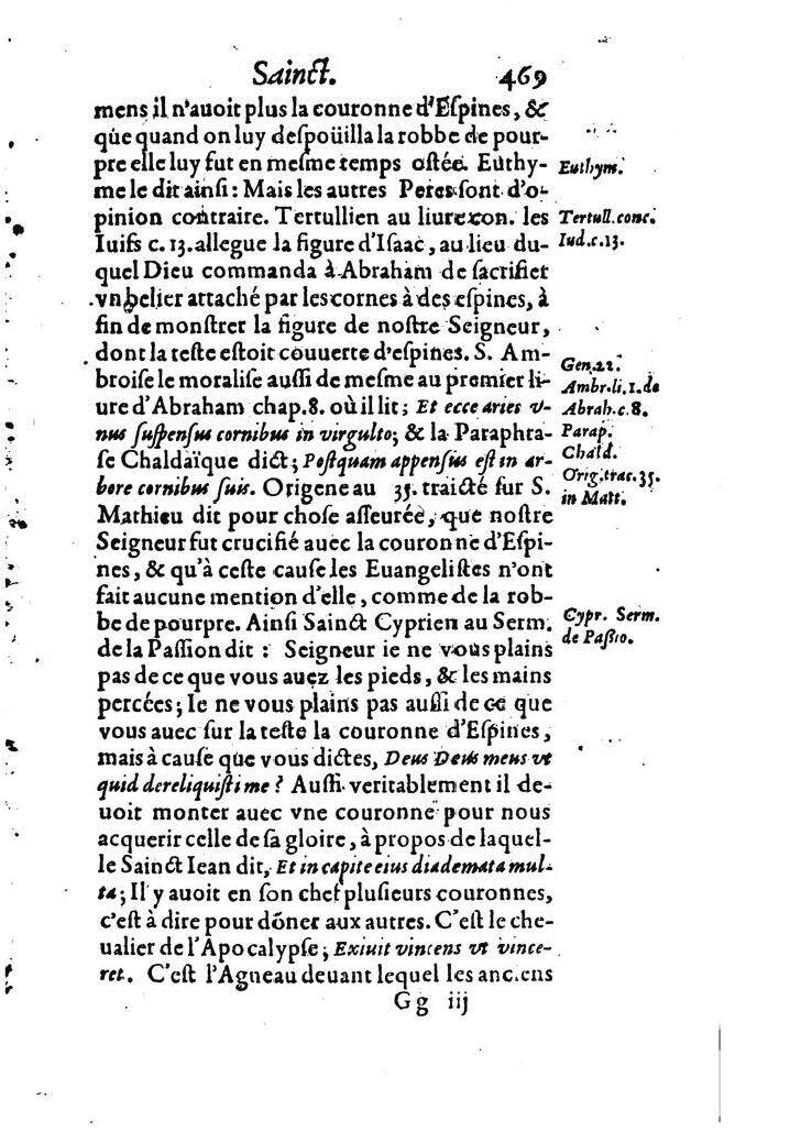 1607 - Nicolas Du Fossé - Trésor quadragésimal - T 02 - BM Lyon 1607 - Nicolas Du Fossé - Trésor quadragésimal - T 02 - BM Lyon